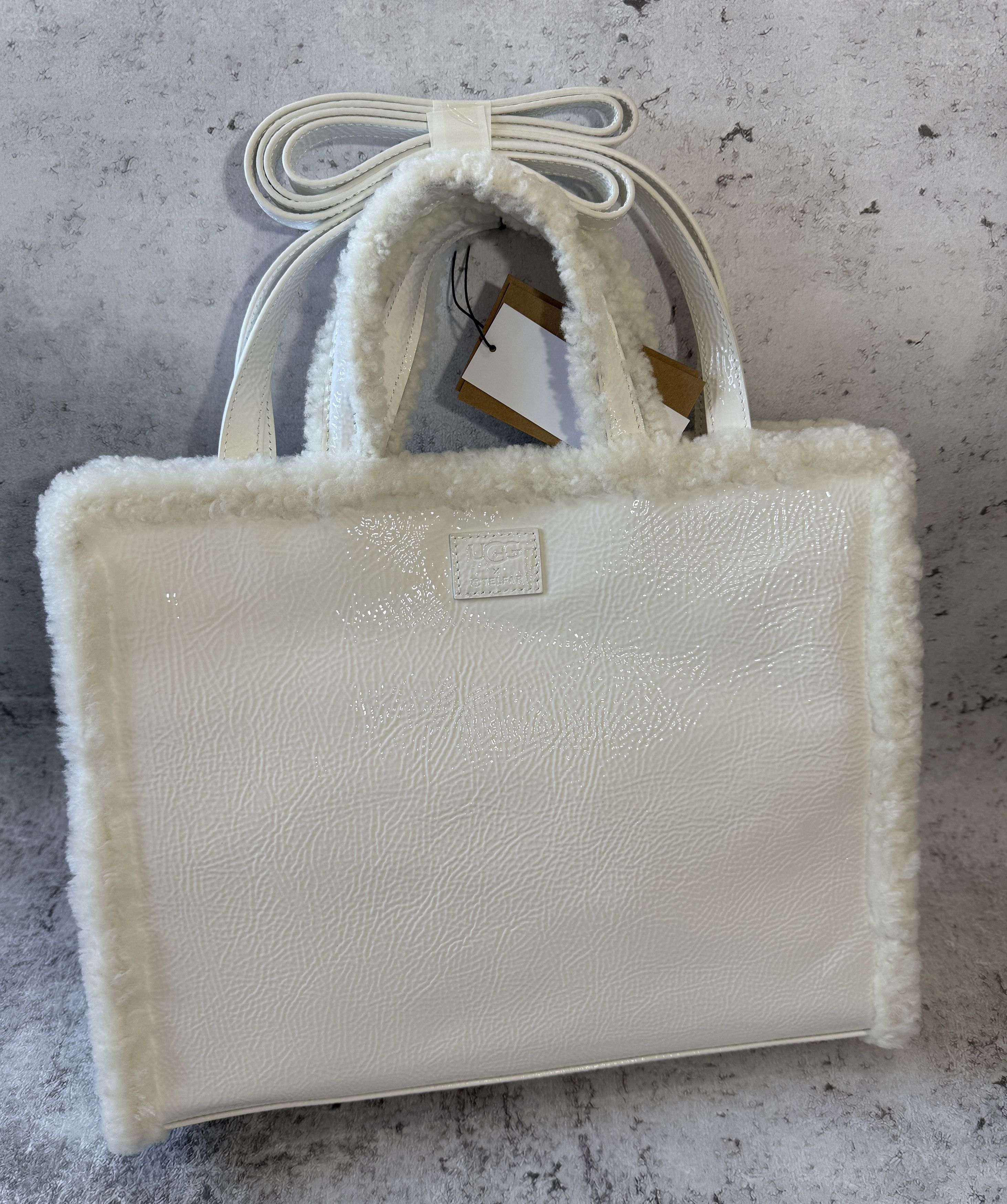Telfar × Ugg UGG X TELFAR M SHOPPER CRINKLE WHITE O\S Size ONE SIZE - 8 Thumbnail