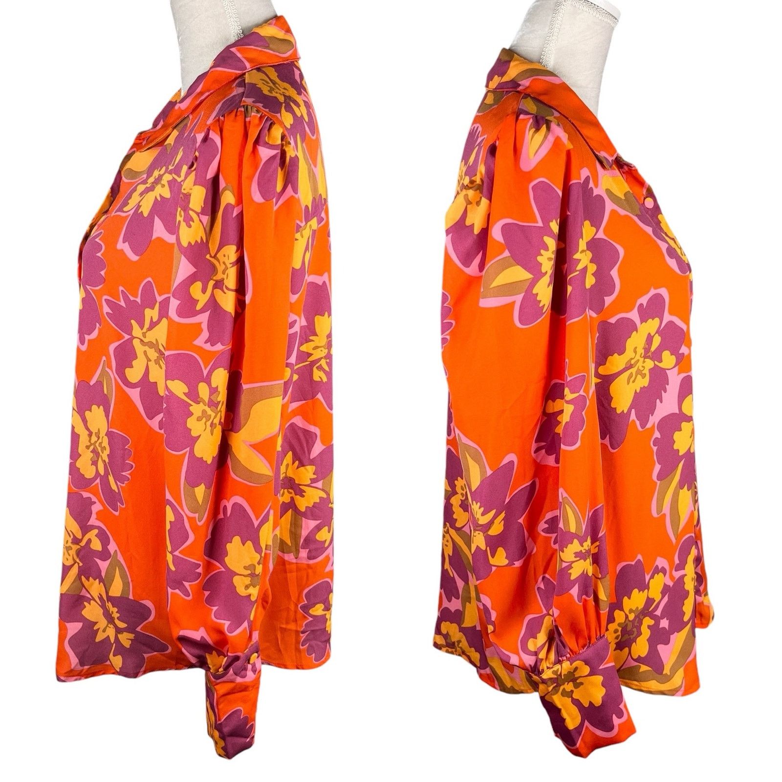 Other BTFBM Retro Button Down L Shirt Top Bright Colors Size L / US 10 / IT 46 - 6 Thumbnail