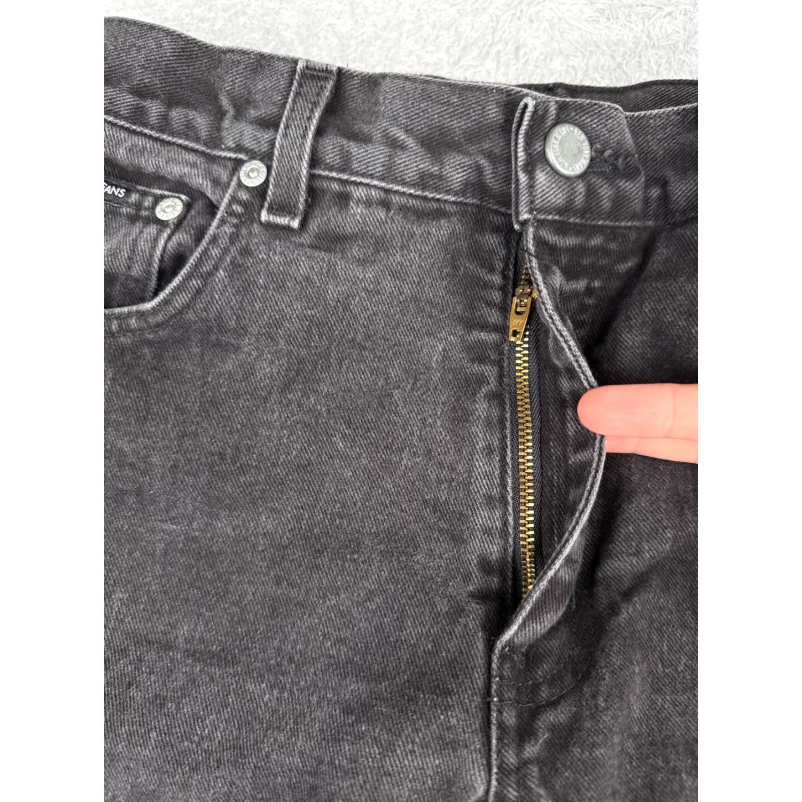 Sea New York New York Jeans Women's Bootcut Jeans 12 Black High Rise 100% Cotton Stretch Made in Canada Size 34" / US 12 / IT 48 - 5 Thumbnail
