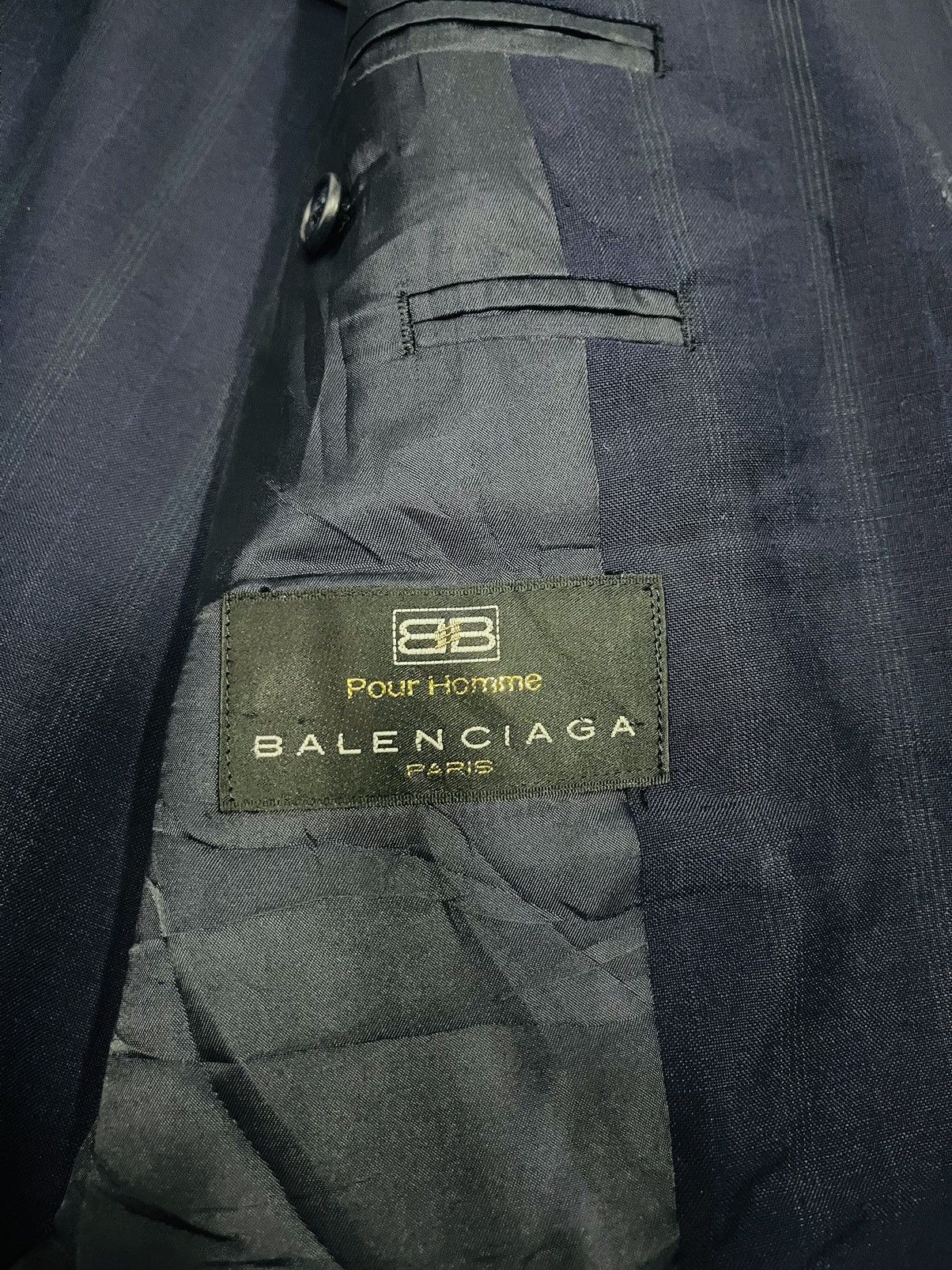 Balenciaga Balenciaga Pour Homme Blazer (17) Size US L / EU 52-54 / 3 - 4 Thumbnail
