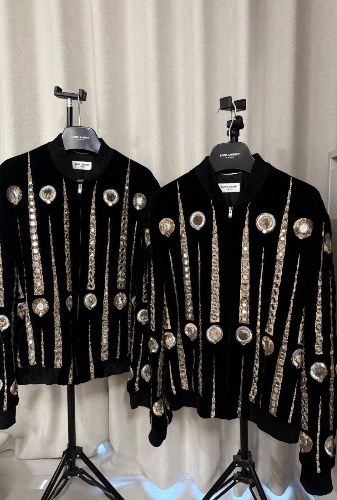 Saint Laurent Paris Saint Laurent 19SS Jukebox Velvet Jacket Sz.48 Size US M / EU 48-50 / 2 - 1 Thumbnail