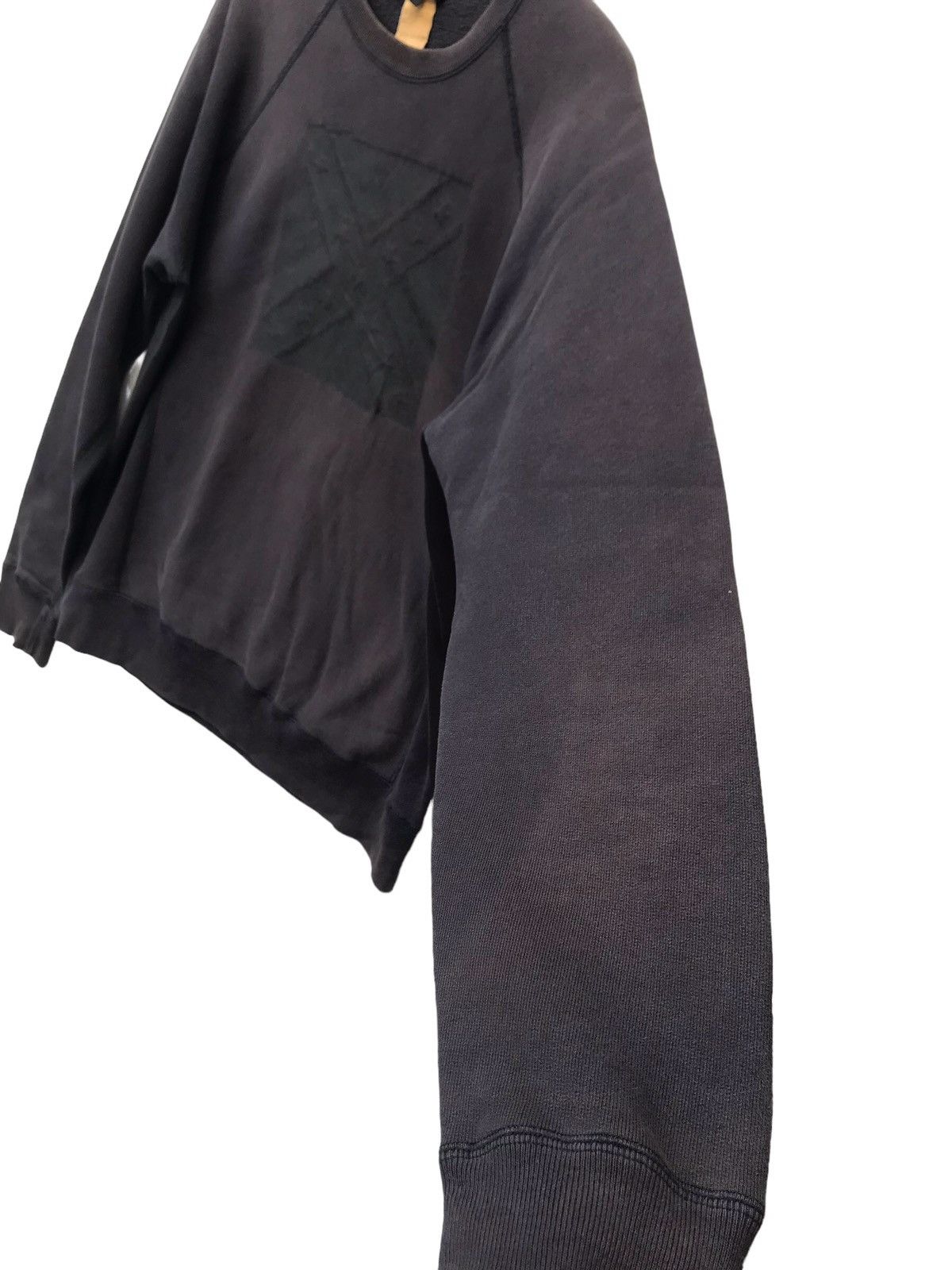 A.P.C. Faded Black Apc French Made Reverse Weave Crewneck Size US M / EU 48-50 / 2 - 7 Thumbnail