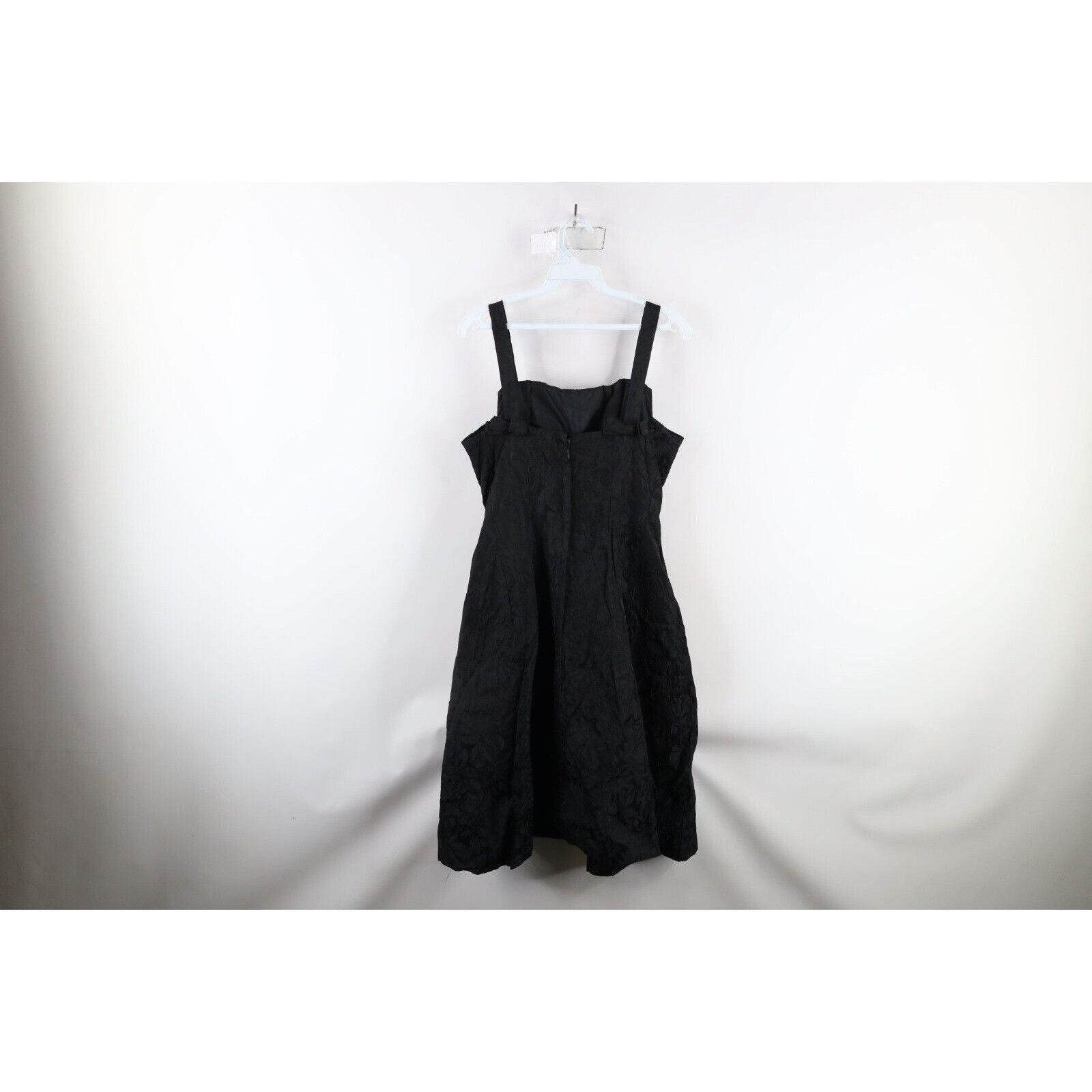 Vintage Vintage 50s 60s Rockabilly Floral Brocade Cocktail Dress Size M / US 6-8 / IT 42-44 - 12 Thumbnail