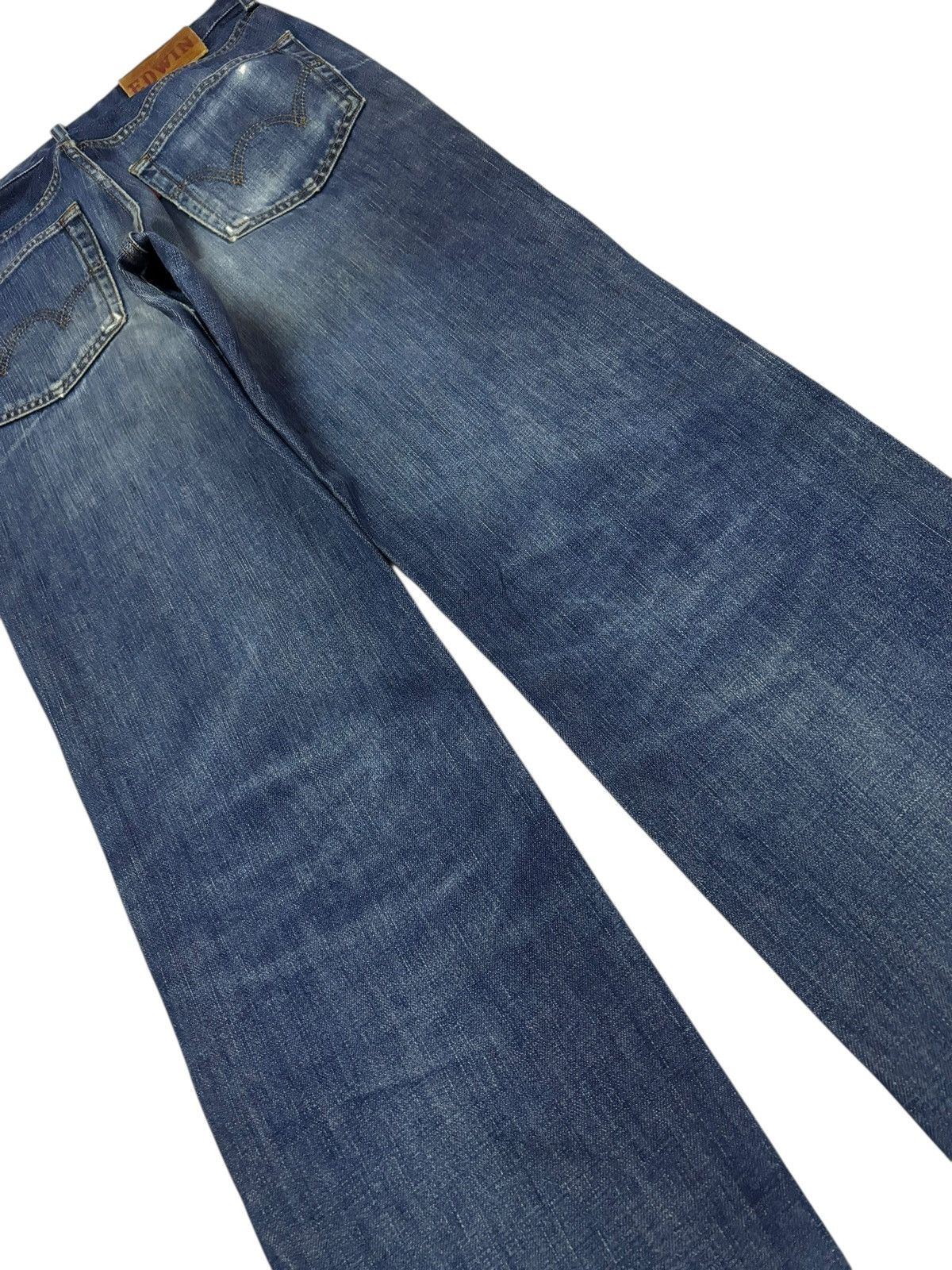 Edwin Vtg Edwin Japan 503 Distressed Jeans Size US 29 - 6 Thumbnail