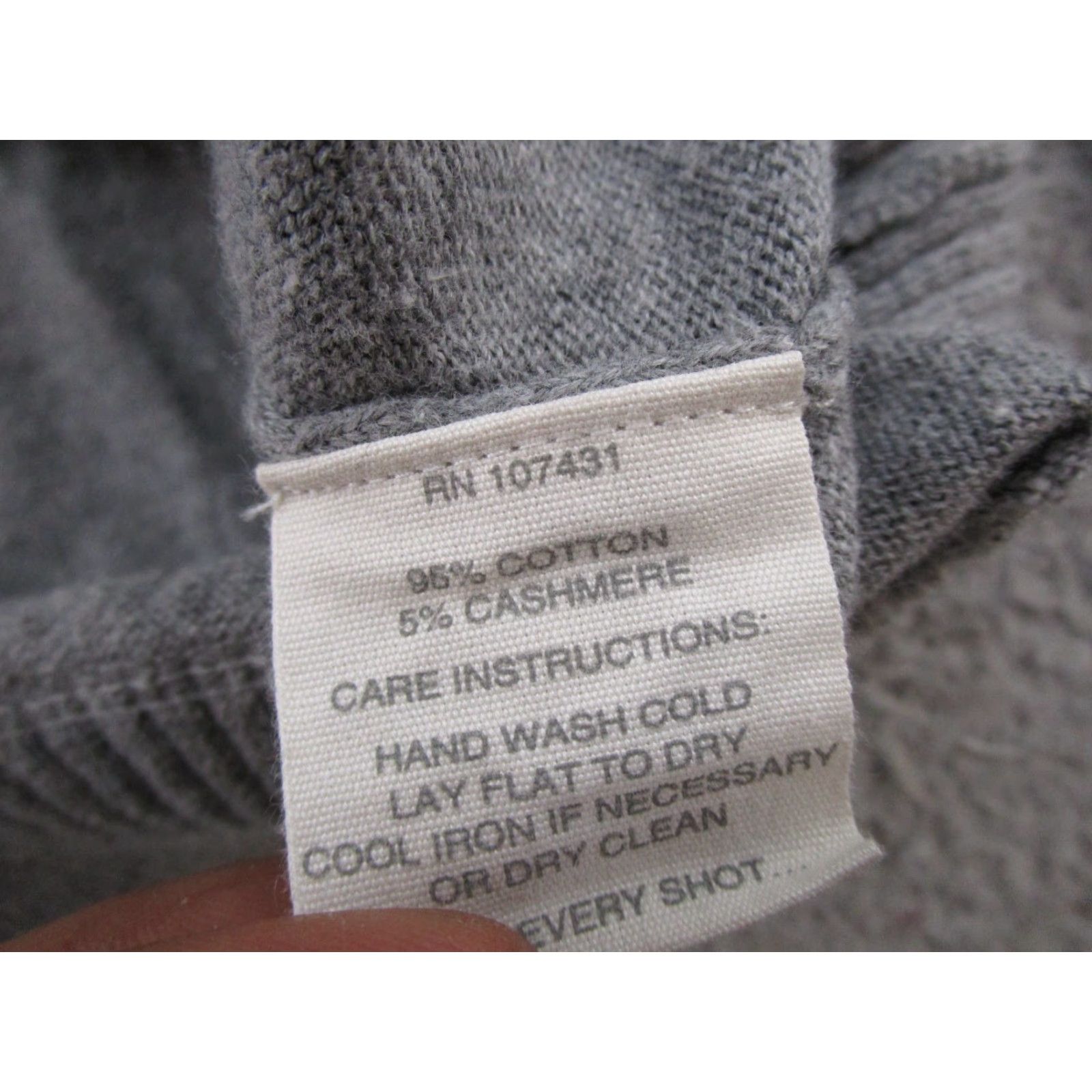 Vintage Linksoul Mens Henley Sweater XL Gray Cashmere Cotton Preppy Golf Size US XL / EU 56 / 4 - 3 Thumbnail