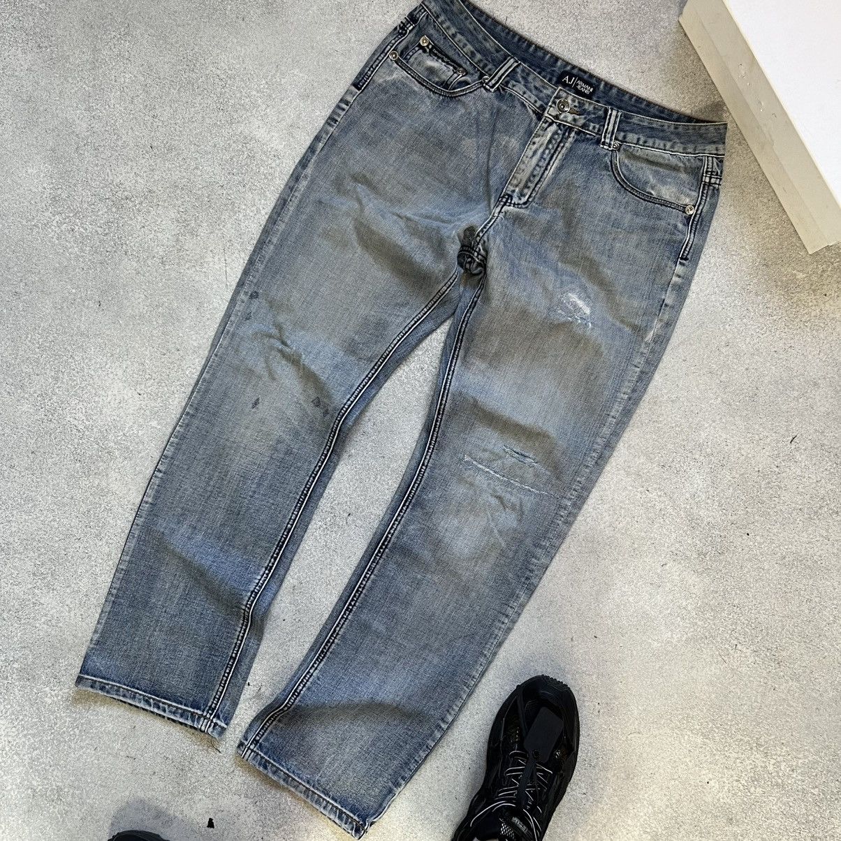 Armani Vintage EA Armani Jeans Big Logo Size US 36 / EU 52 - 8 Thumbnail