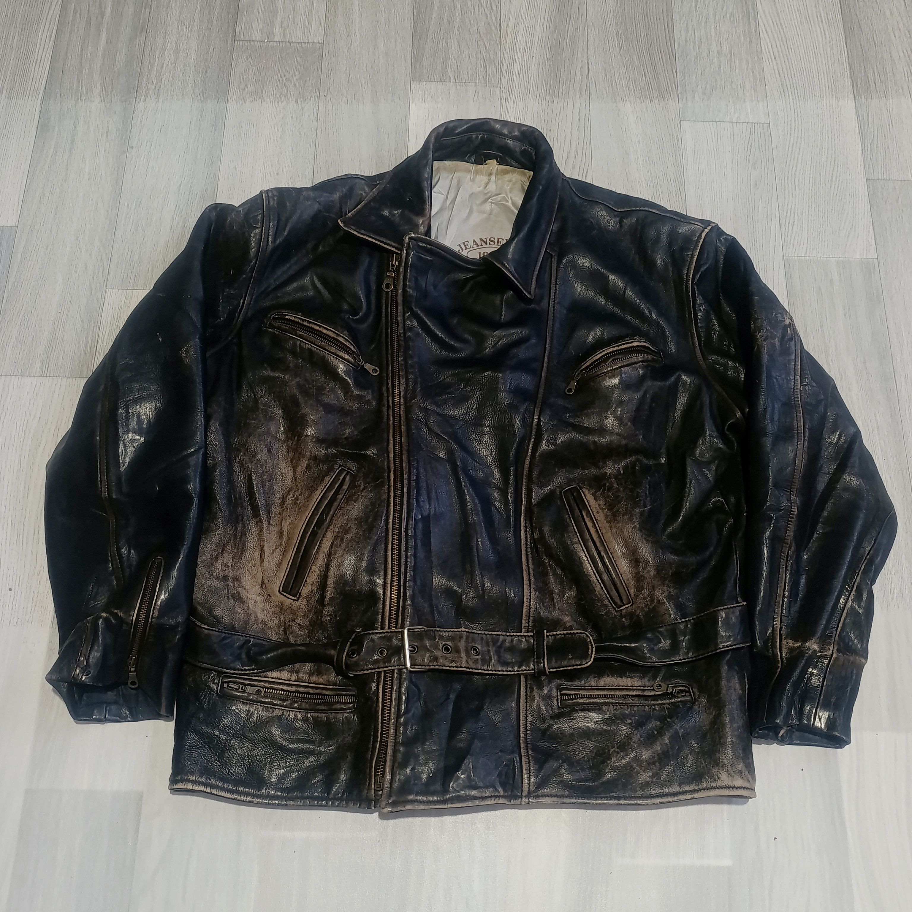 Other Vtg 90s Jeanseria Del Corso American Basics leather Jacket Size US XXL / EU 58 / 5 - 1 Thumbnail
