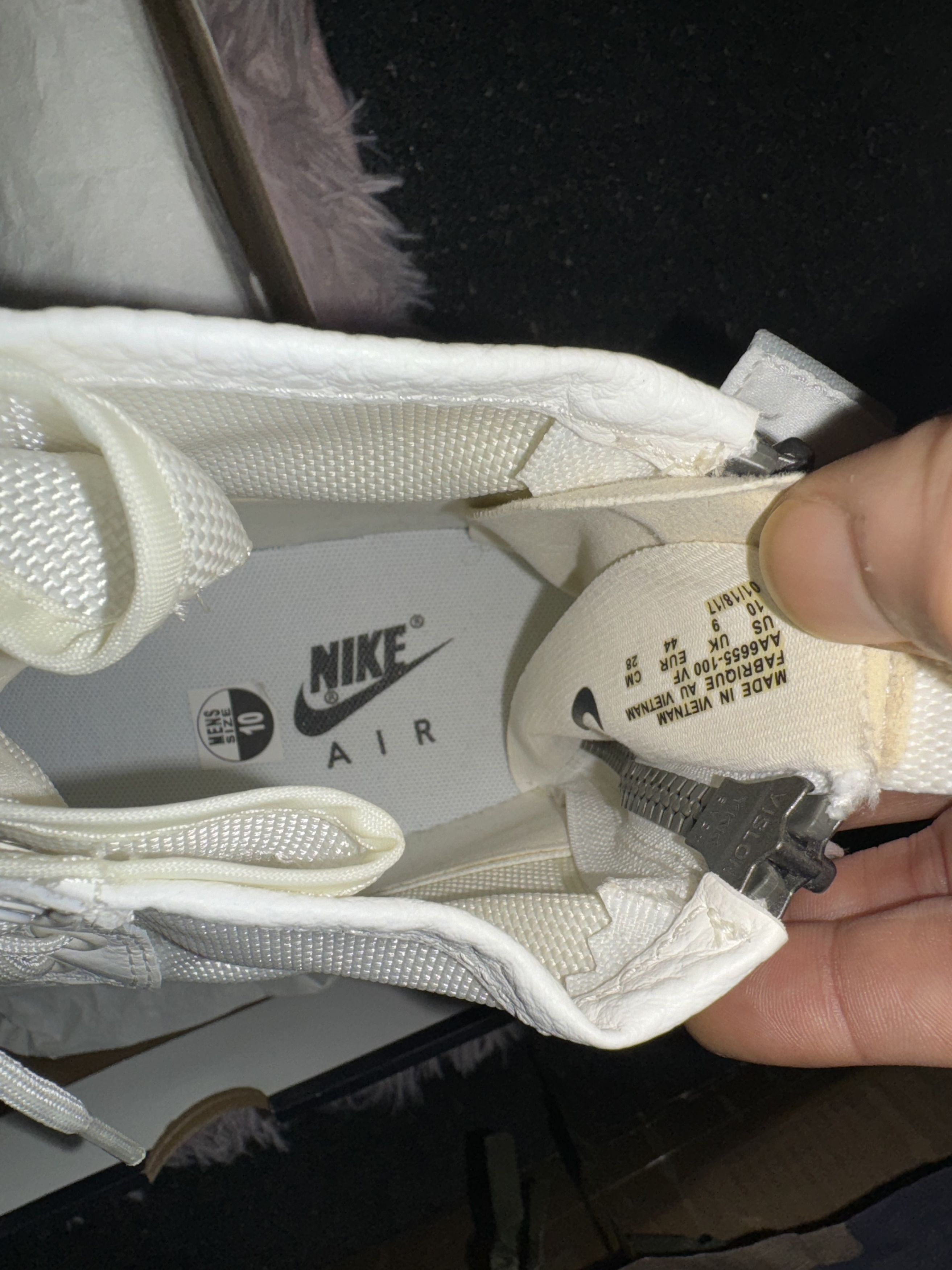 Nike Nike SF Air Force 1 "Triple Ivory" (Rare) Size US 10 / EU 43 - 9 Thumbnail