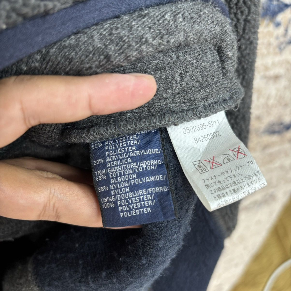 Tommy Hilfiger × Vintage Vintage Tommy Hilfiger Sherpa Fleece Jacket Size US S / EU 44-46 / 1 - 7 Thumbnail