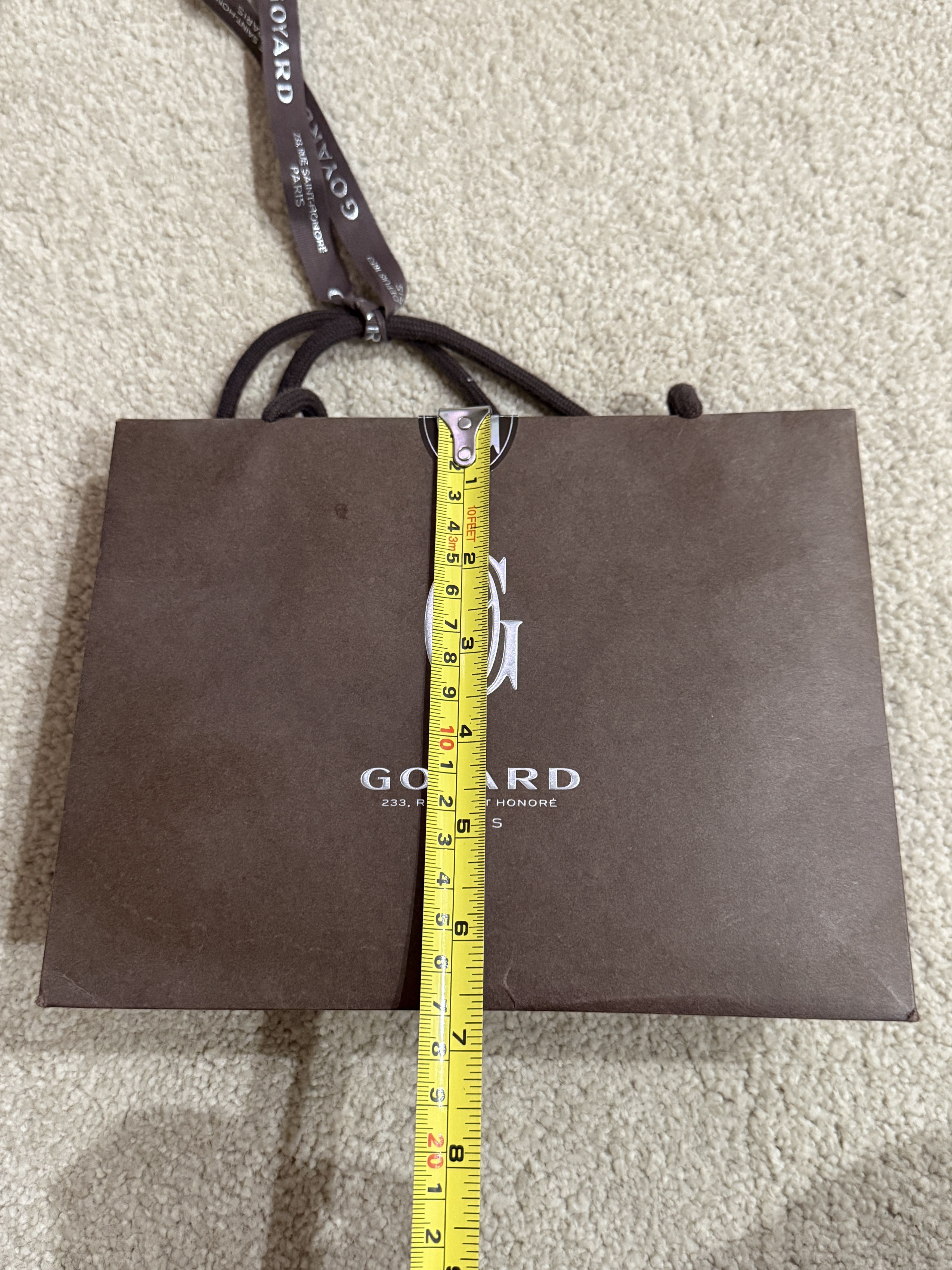 Goyard Vintage Authentic Goyard Brown Paper Shopping Gift Bag Size ONE SIZE - 4 Thumbnail