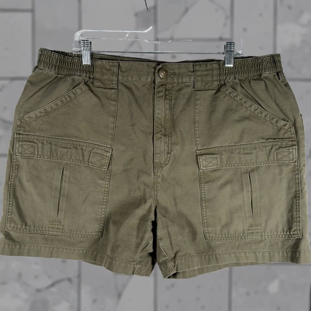 Vintage Cabela's 6-pocket 100% Cotton Green Hiking Cargo Shorts Mens Size 42 Size US 42 / EU 58 - 1 Thumbnail