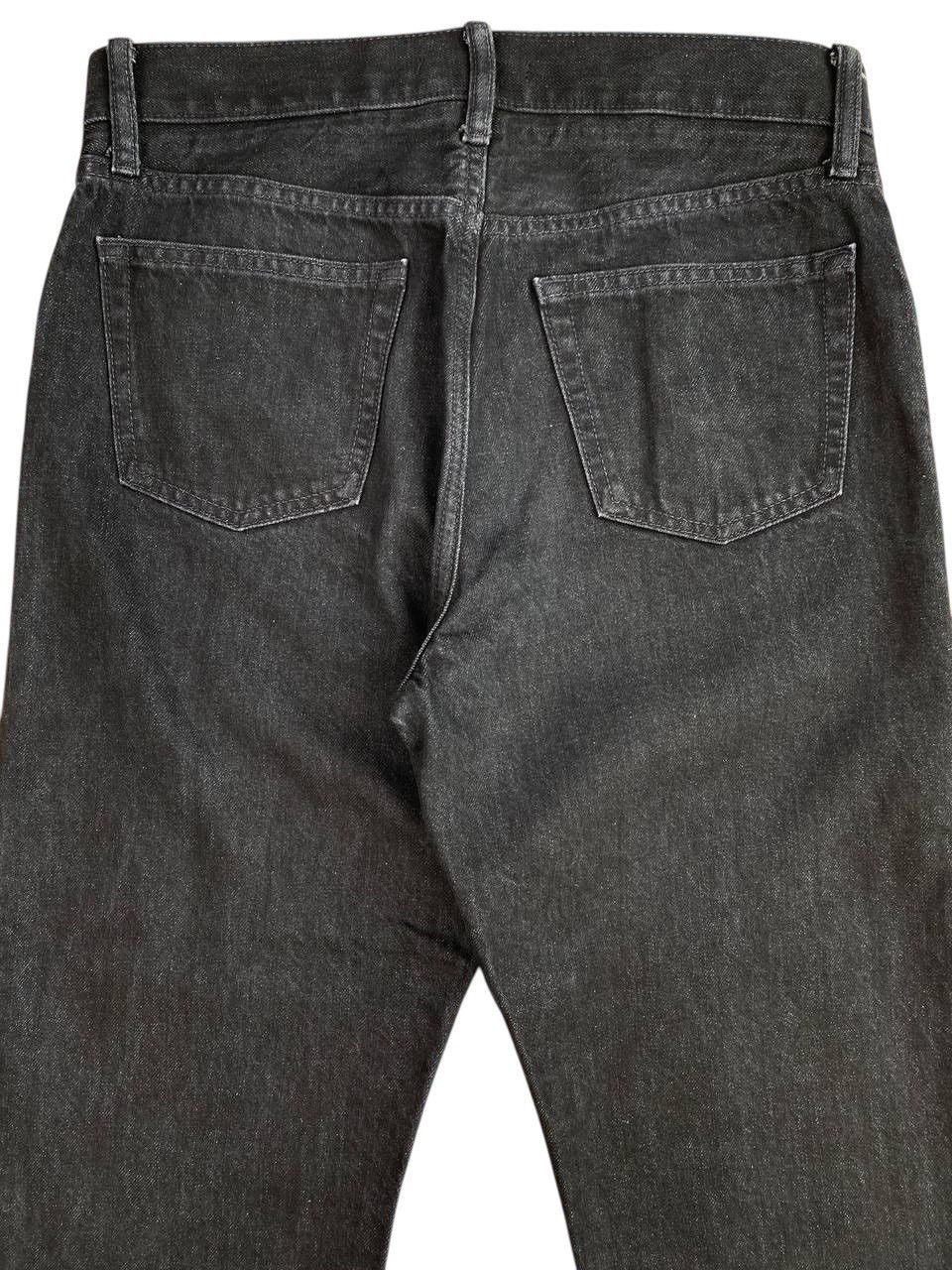 Helmut Lang × Uniqlo Helmut Lang Uniqlo Black Frayed Regular Fit Washed Denim Size US 30 / EU 46 - 9 Thumbnail