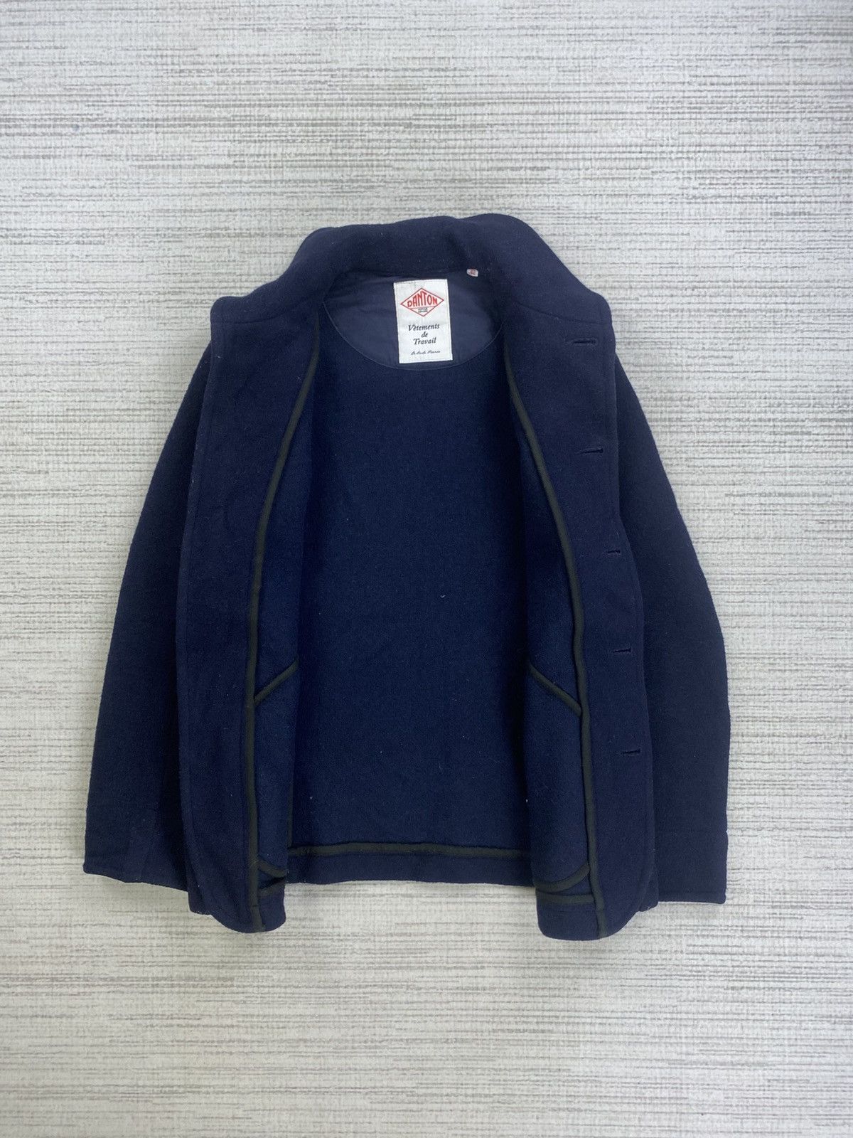 Danton × Vintage VINTAGE DANTON VETEMENTS DE TRAVAIL WOOL JACKET Size US M / EU 48-50 / 2 - 6 Thumbnail