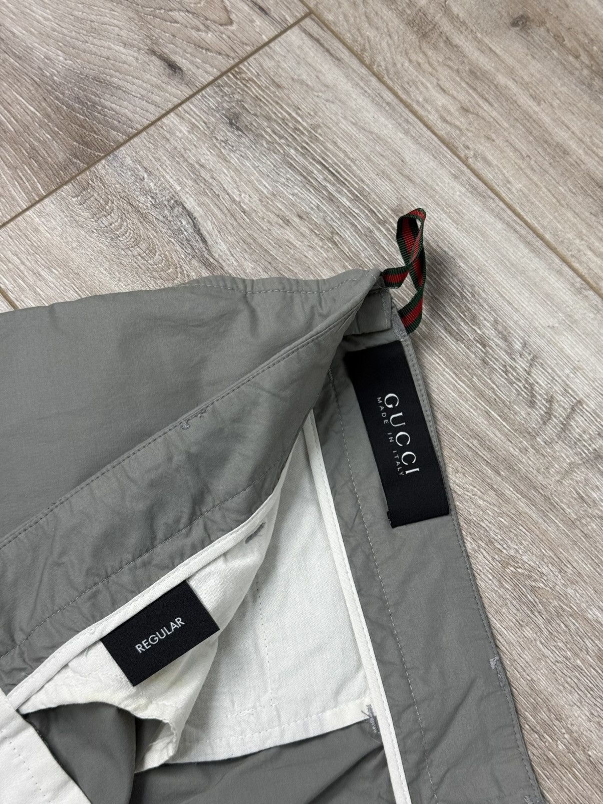 Gucci Gucci Nylon / Cotton Pants Trousers Navy Size US 32 / EU 48 - 13 Thumbnail