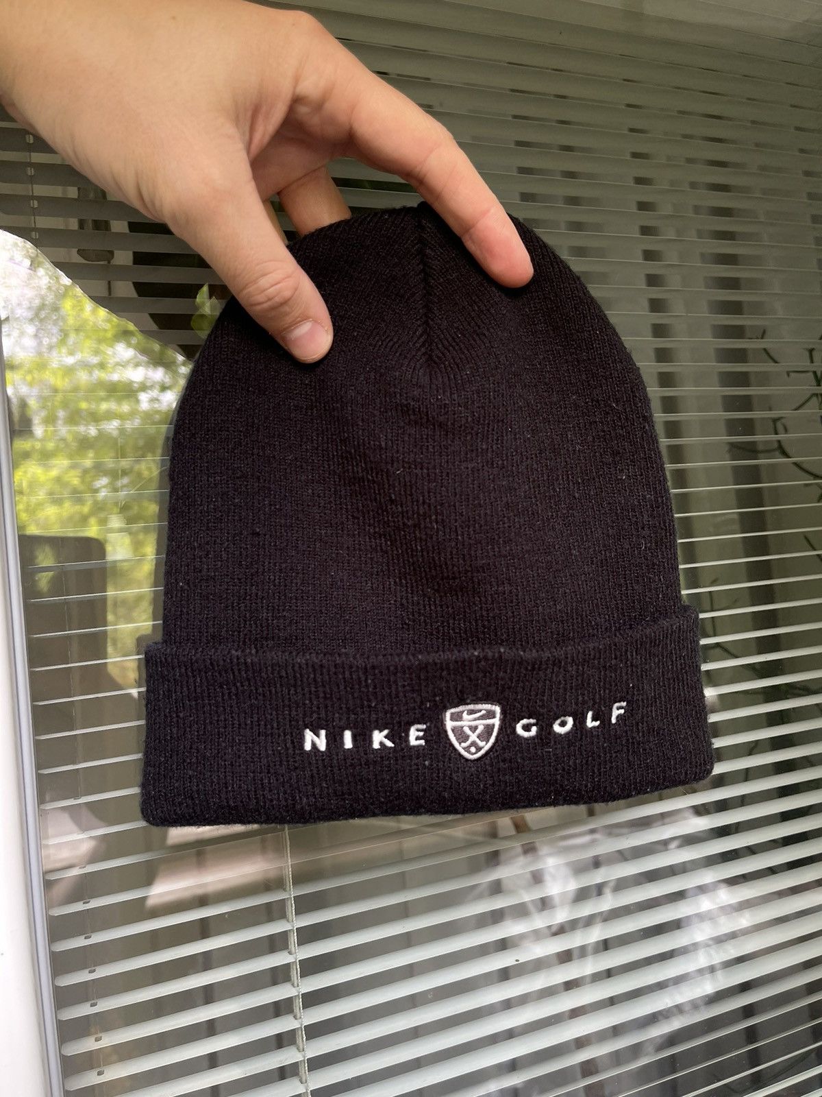 Hat Nike Vintage Nike golf vintage beanie black hat Grailed