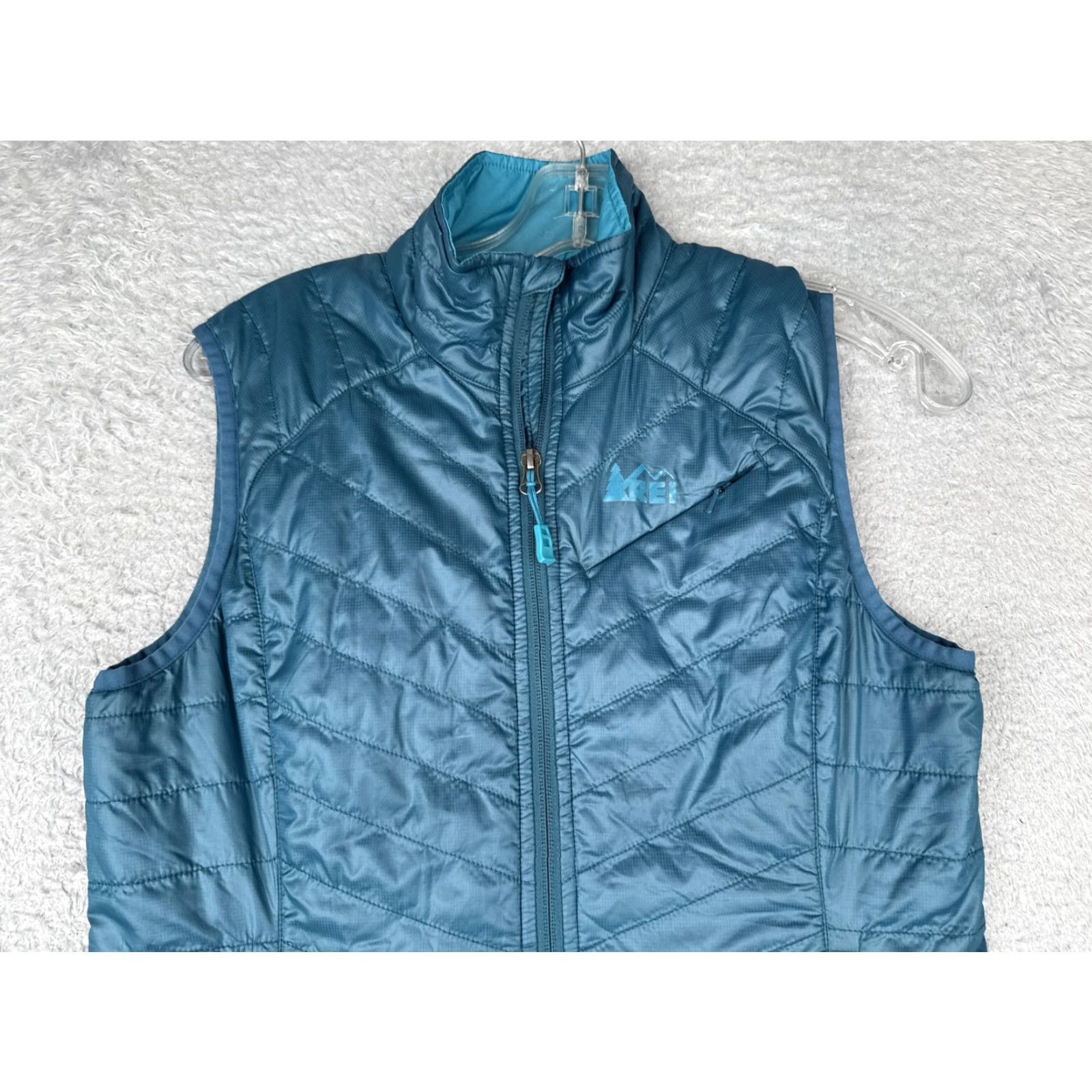 Vintage REI Vest Womens Small Blue Primaloft Insulated Lightweight Zip Puffer Outdoor Vest Size S / US 4 / IT 40 - 7 Thumbnail