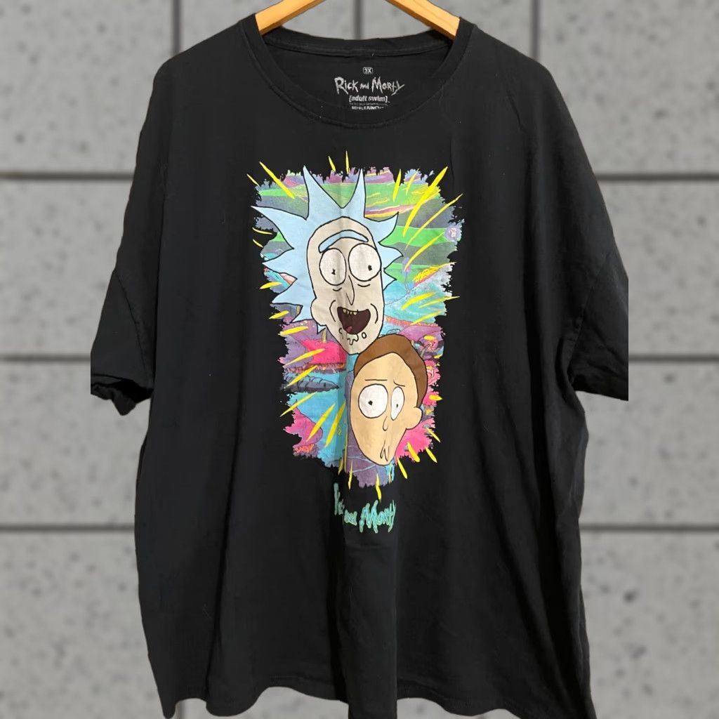 Ripple Junction RippleJunction Men's Rick & Morty Short Sleeves Black T-Shirt Size 3XL Size US XXL / EU 58 / 5 - 1 Thumbnail