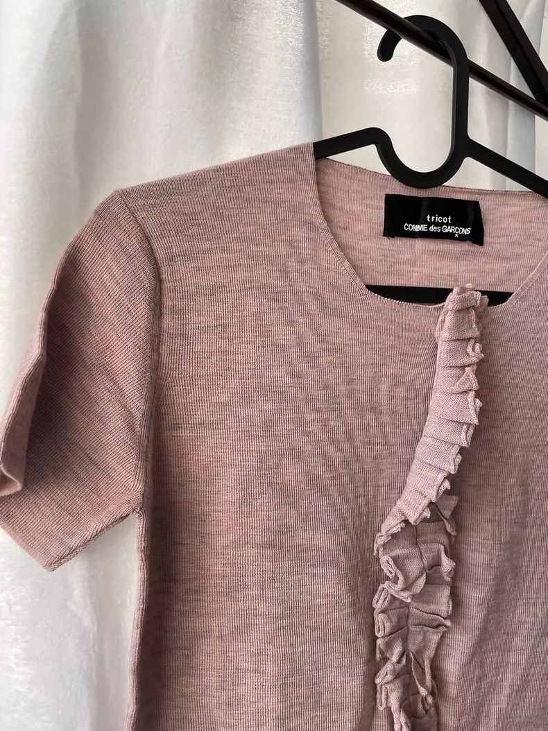 Comme des Garcons Comme des Garçons Medieval women's ruffled short-sleeve kni Size ONE SIZE - 3 Thumbnail