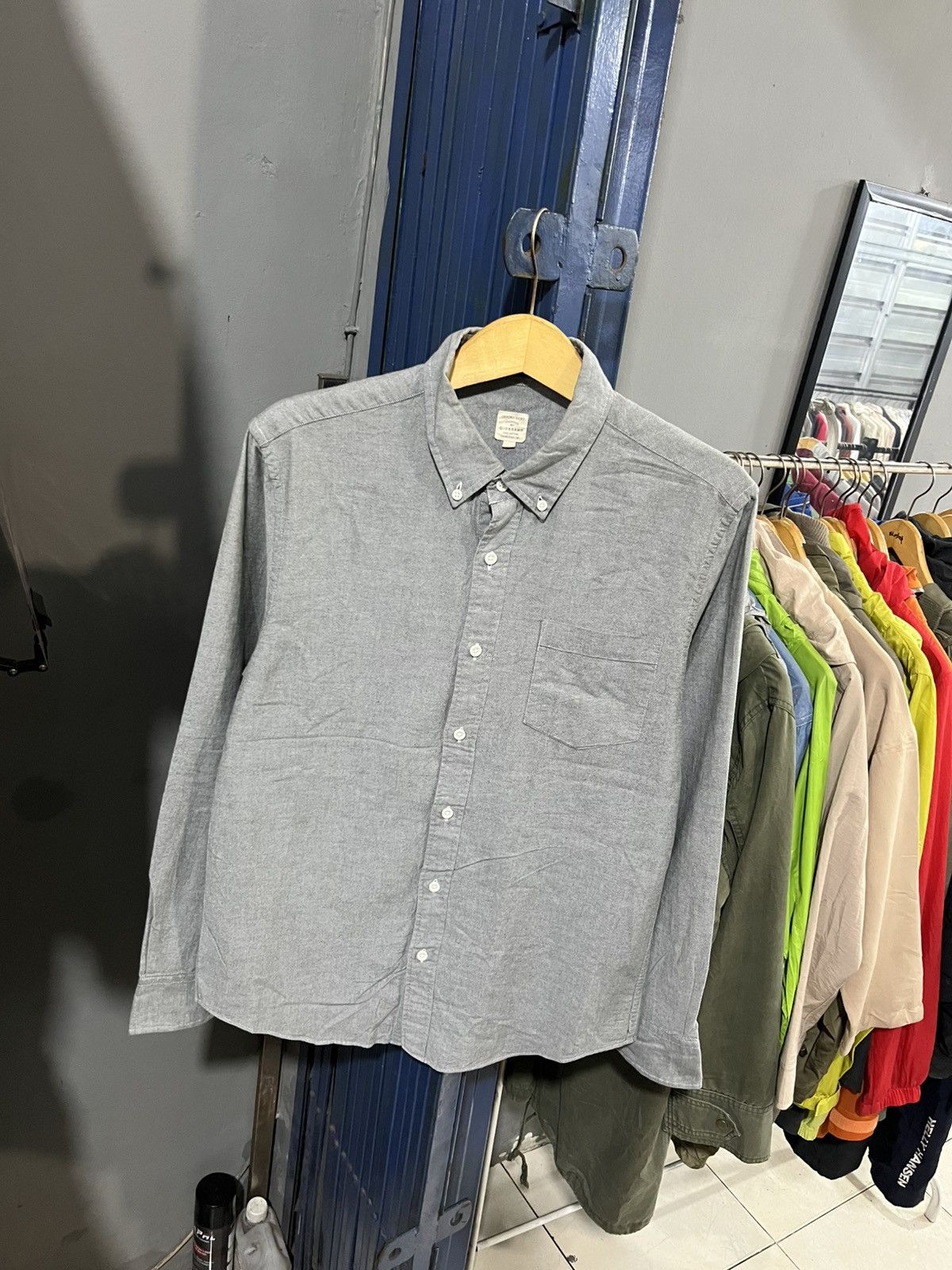 Giordano Giordano chambray button ups shirt long sleeve Size US L / EU 52-54 / 3 - 3 Thumbnail