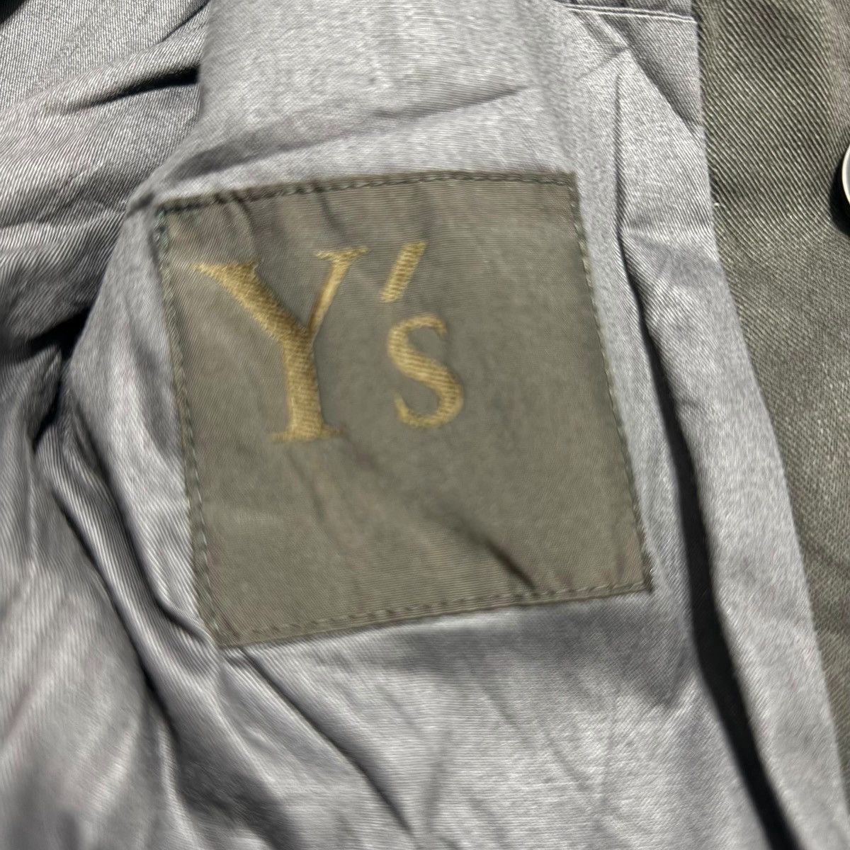 Yohji Yamamoto Y’s Yohji Yamamoto Hard Cotton Leather Coat Size US S / EU 44-46 / 1 - 8 Thumbnail