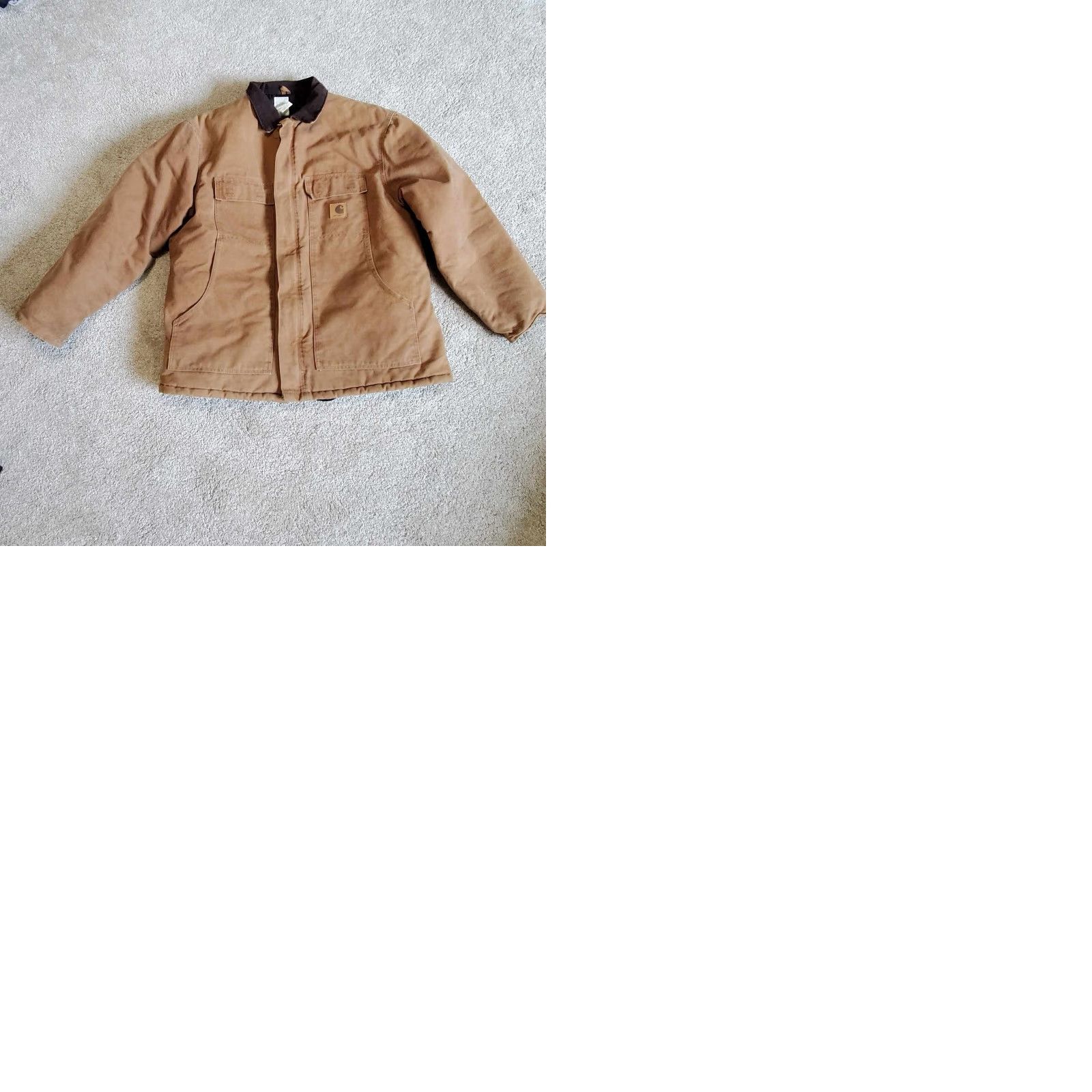 Carhartt VINTAGE Carhartt Jacket Mens Chore Barn Coat C26 CHT Brown XL TG Big & Tall USA Overcoat Size US XL / EU 56 / 4 - 10 Thumbnail