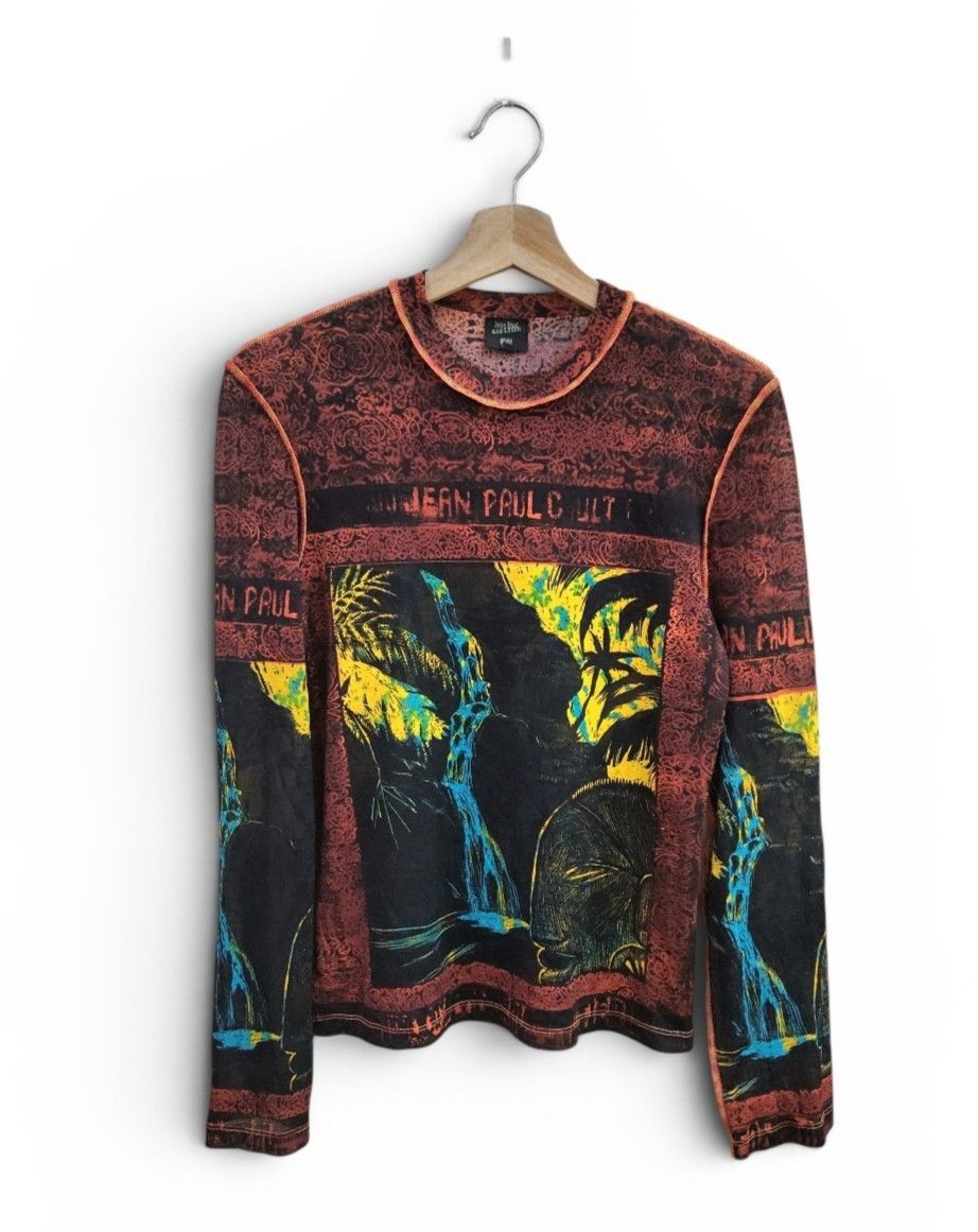 Jean Paul Gaultier vintage 90s Jean Paul Gaultier Maille Classique mesh top Size M / US 6-8 / IT 42-44 - 1 Thumbnail