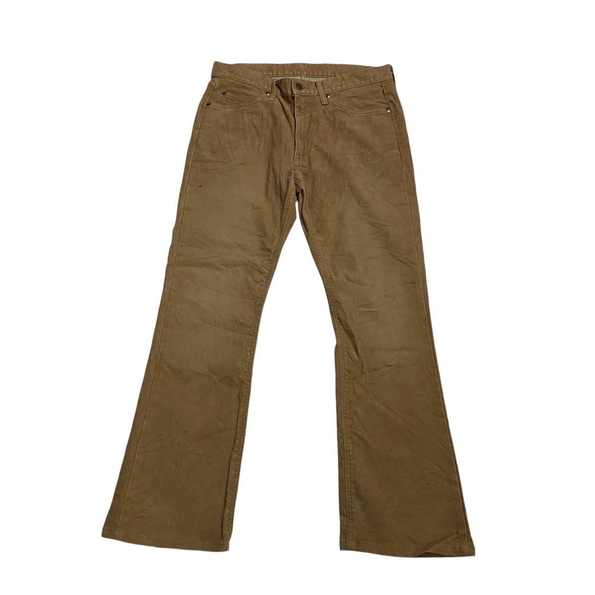Leather × Lee × Vintage Lee leather flare pant Size US 33 - 1 Thumbnail