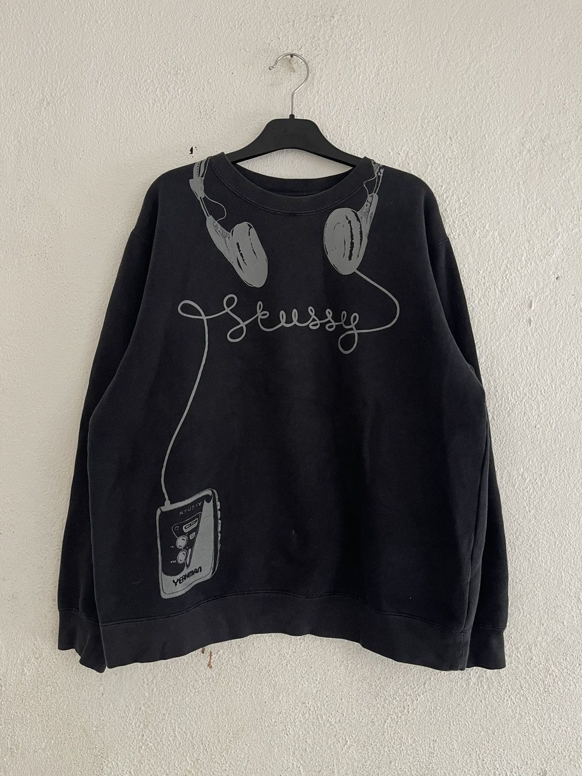 Stussy Vintage Stussy Yeahman Walkman Parody Sweatshirt Size US L / EU 52-54 / 3 - 1 Thumbnail