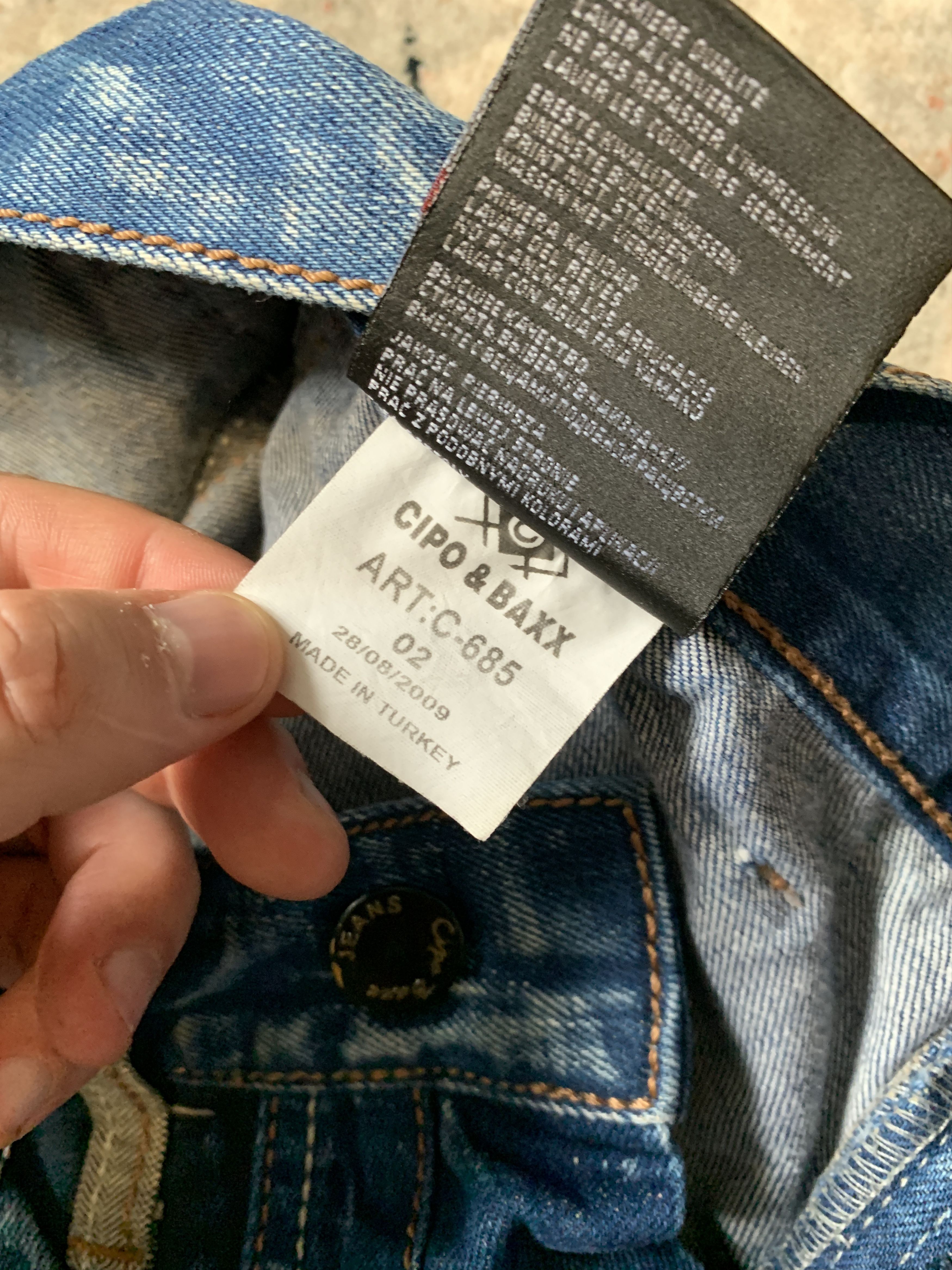 Japanese Brand Cipo & Baxx Vintage Dinim Pants Size US 34 / EU 50 - 9 Thumbnail