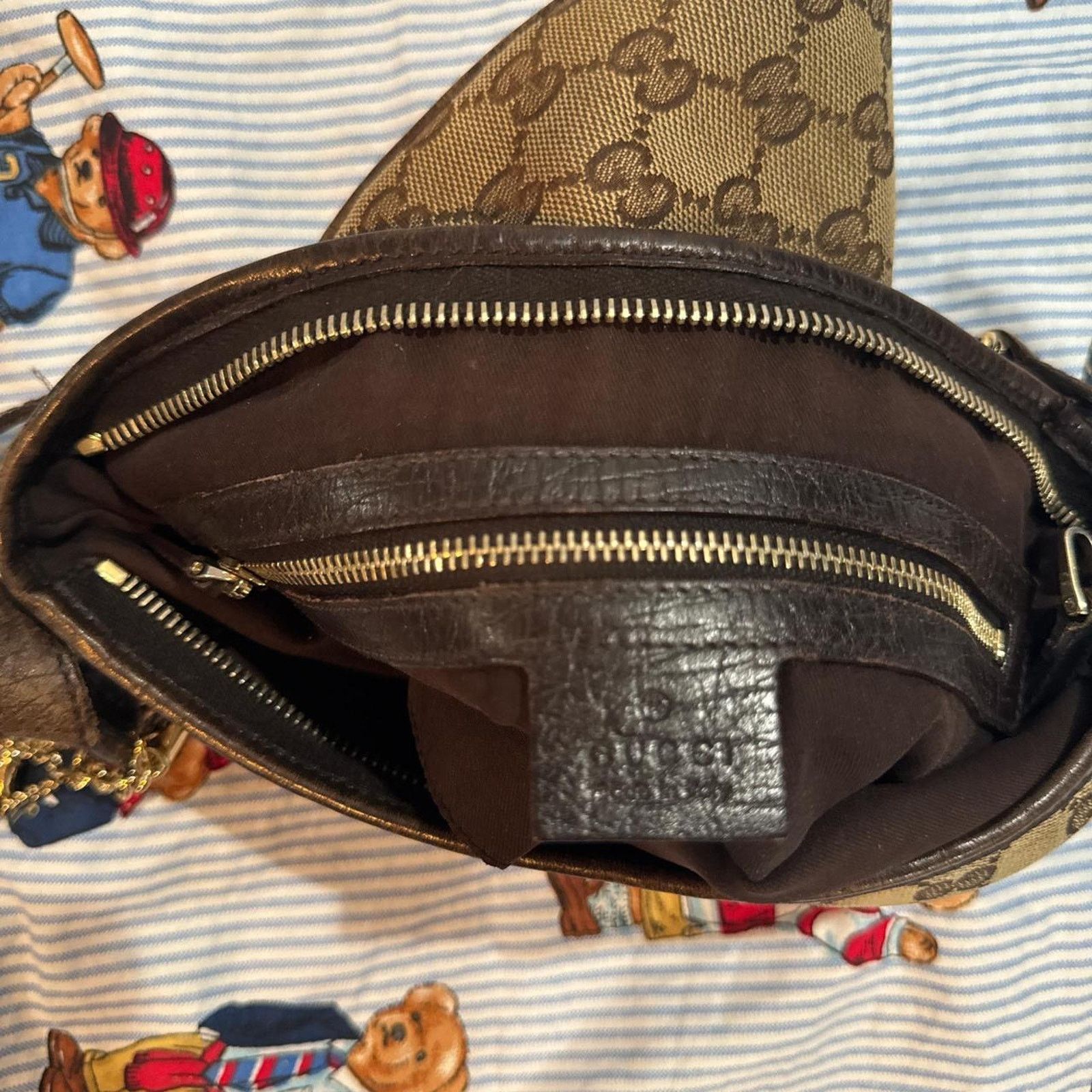 Gucci Gucci brown, red and red shoulder bag Size ONE SIZE - 5 Thumbnail