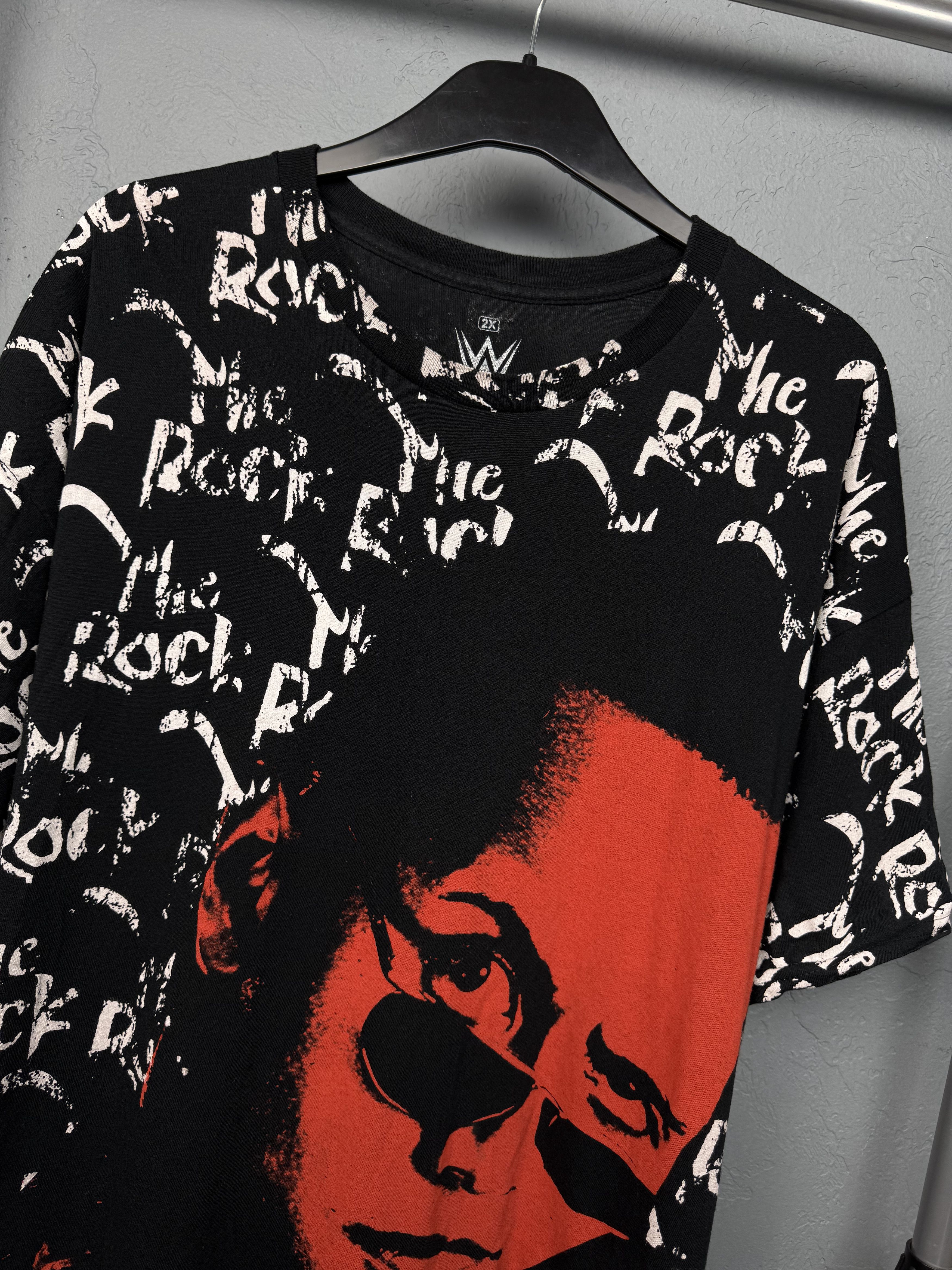WWE WWF The Rock Mens T-Shirt Size US XXL / EU 58 / 5 - 2 Thumbnail