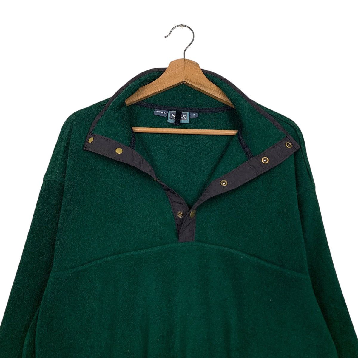 Vintage × Woolrich Woolen Mills ☀️Vintage Woolrich half button fleece jacket Size US S / EU 44-46 / 1 - 7 Thumbnail
