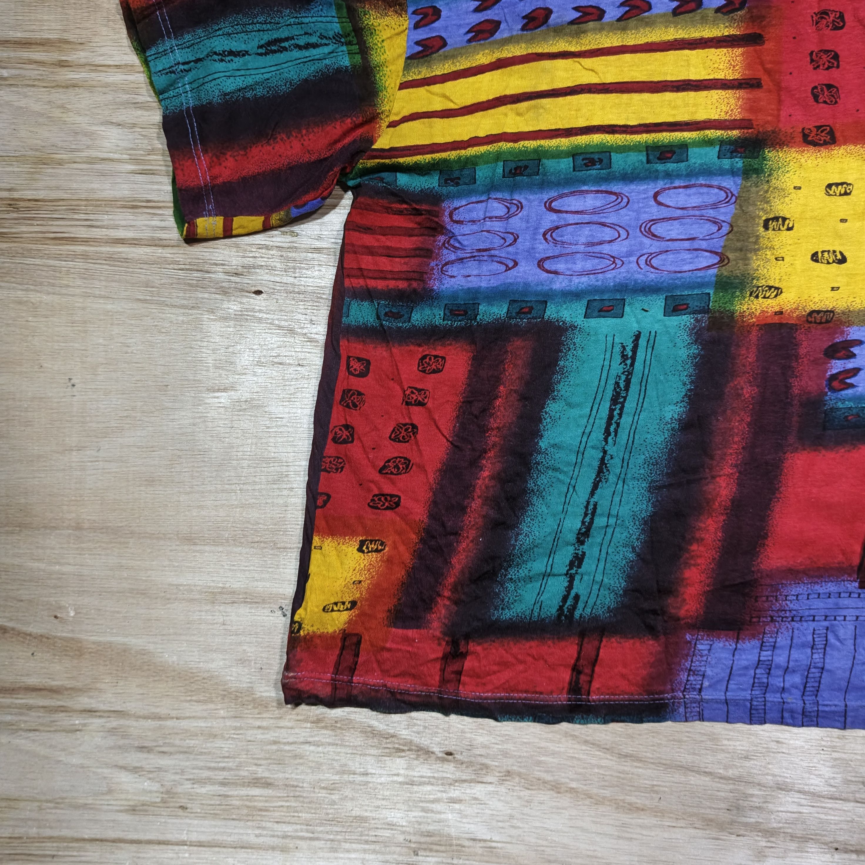 Vintage 90's MAHILA COLLECTIONS Abstract Pattern Aesthetic Size US XL / EU 56 / 4 - 10 Thumbnail