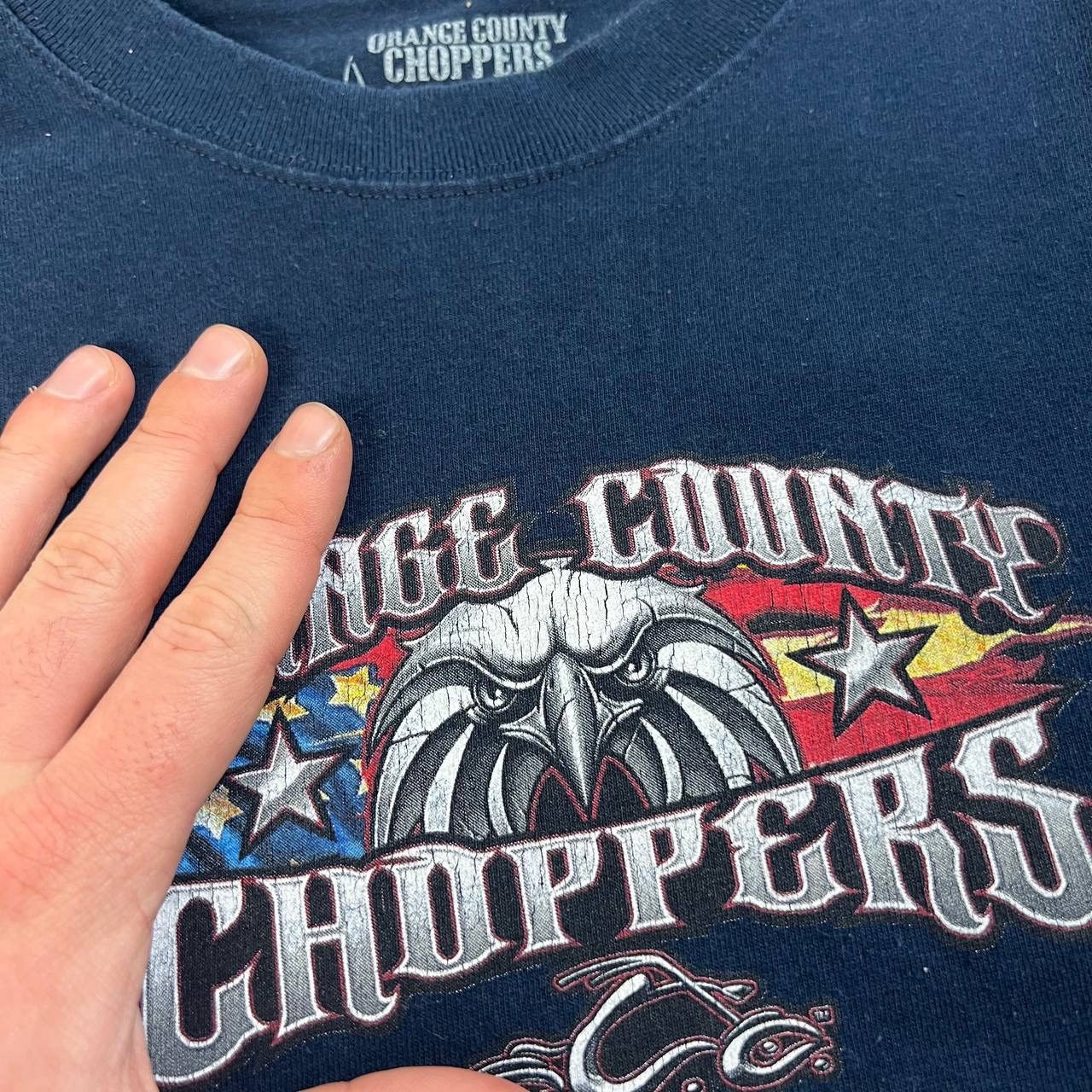 Vintage Orange Country Choppers Vintage Y2K Biker T-Shirt 1TS47 Size US M / EU 48-50 / 2 - 7 Thumbnail