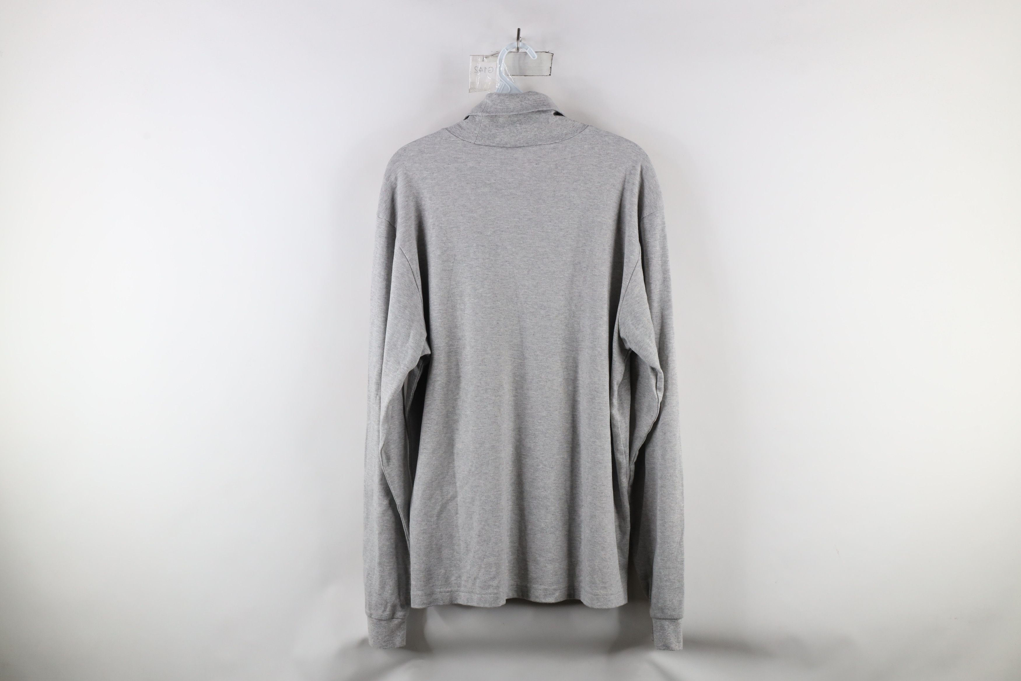 Eddie Bauer × Vintage Vintage 90s Eddie Bauer Long Sleeve Turtleneck T-Shirt Gray Size US XL / EU 56 / 4 - 6 Thumbnail