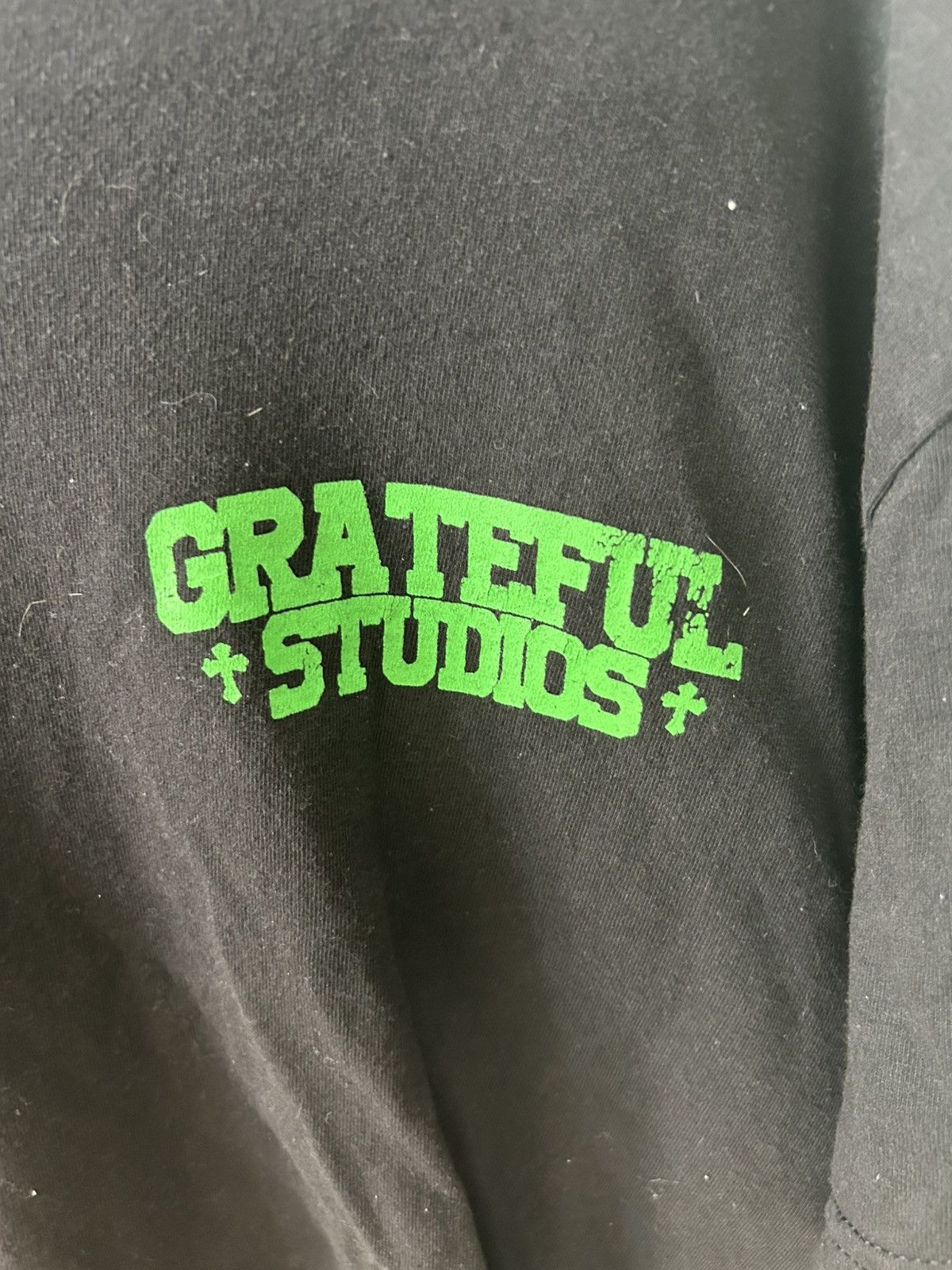 Other Grateful Studios Black Graphic Tee Neon Green Large Size US L / EU 52-54 / 3 - 2 Thumbnail