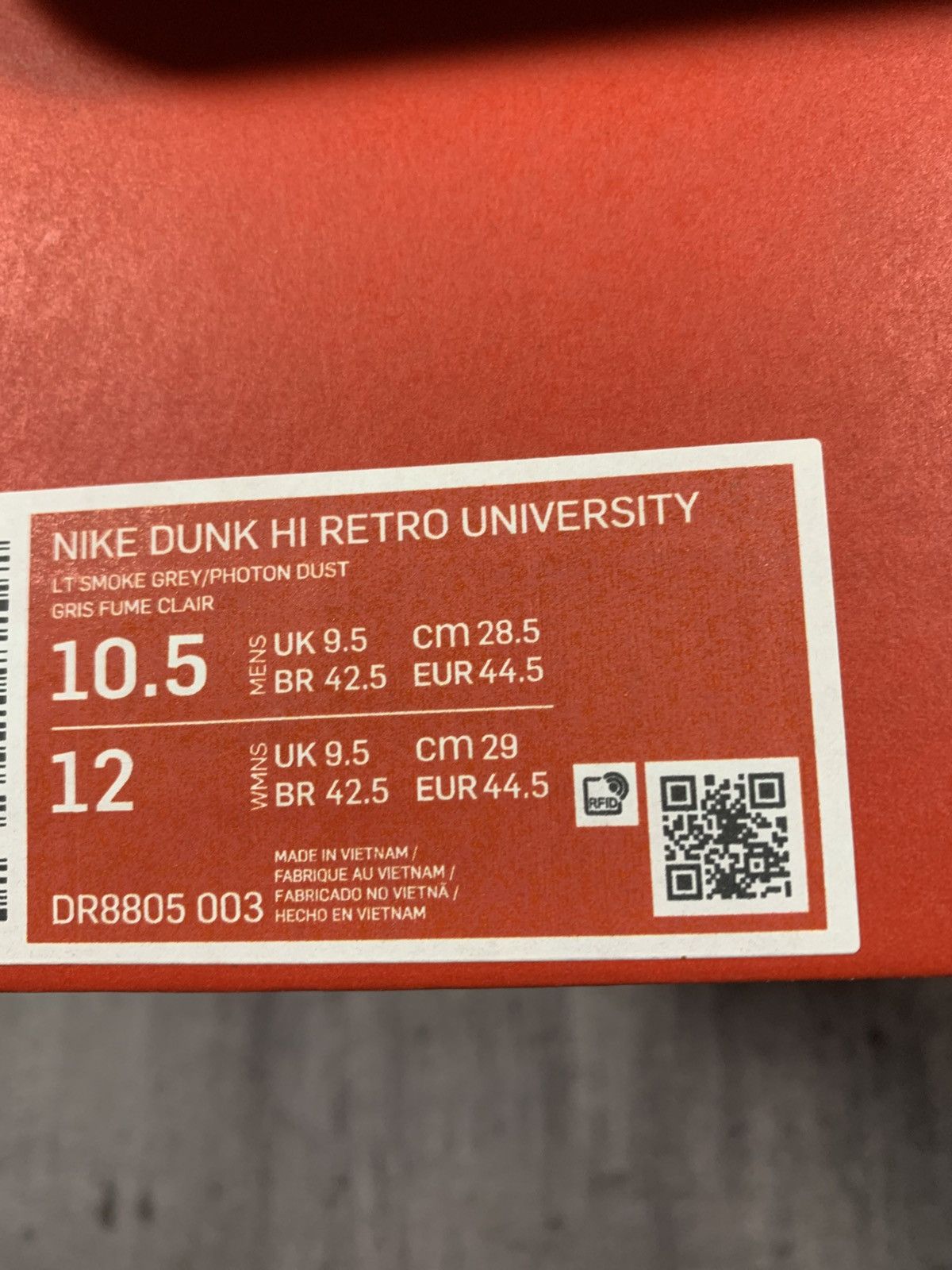 Nike × Vintage Nike Dunk Hi Retro University Vintage Streetwear Sk8 Style Size US 10.5 / EU 43-44 - 20 Thumbnail
