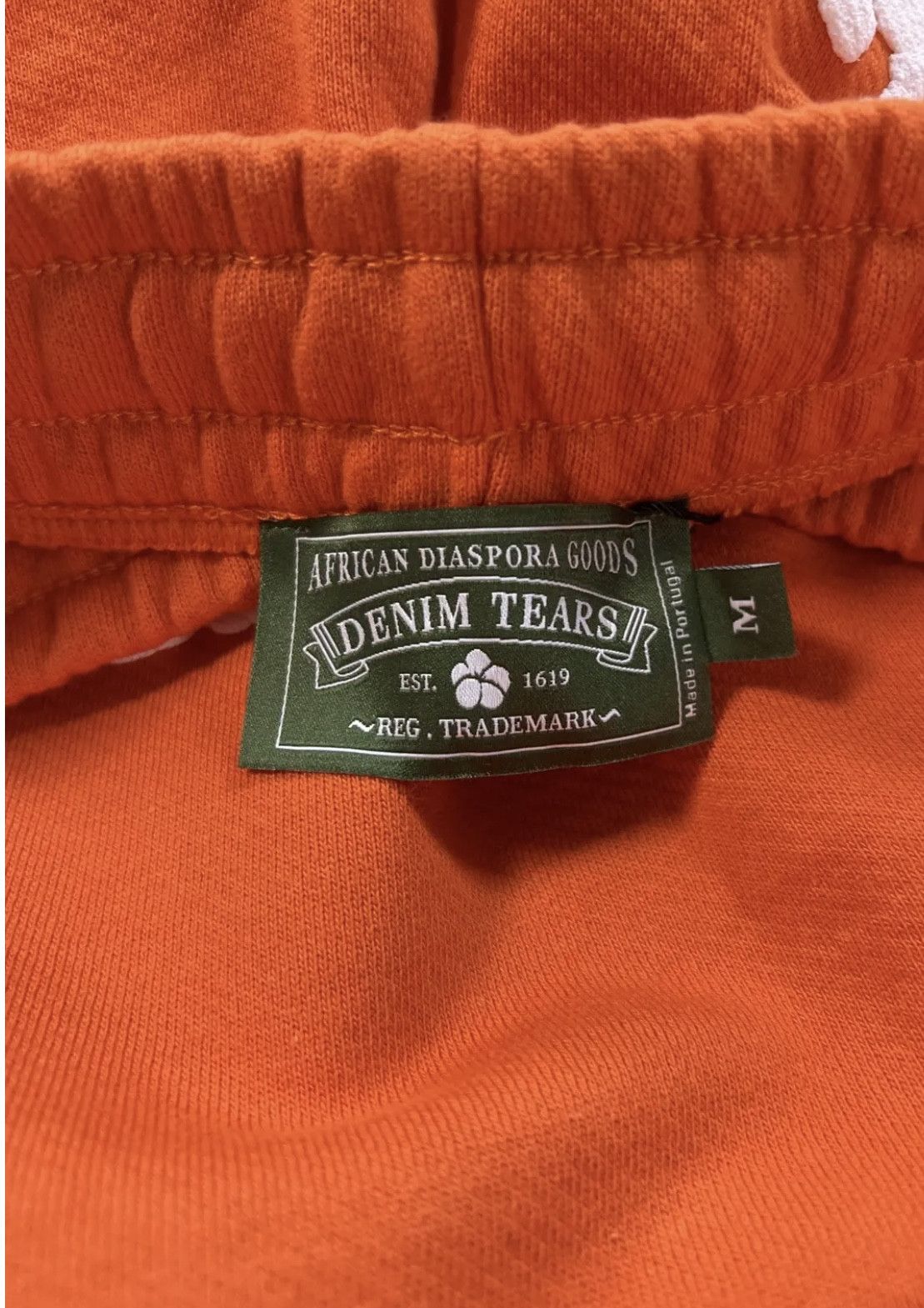 DENIM TEARS The Cotton Wreath Orange Sweatpants Size US 32 / EU 48 - 4 Thumbnail