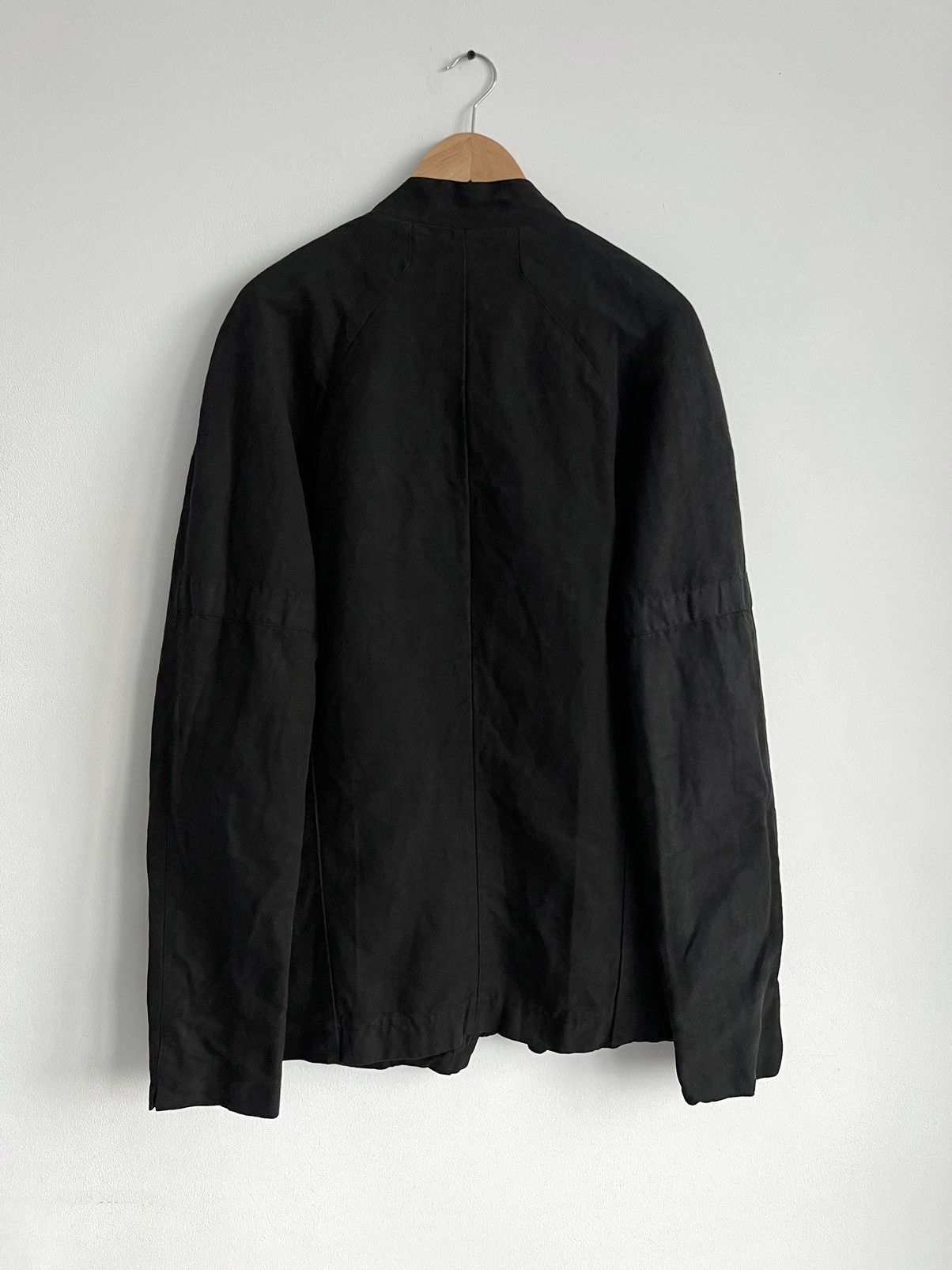 Individual Sentiments 🇮🇹Lost&Found Ria Dunn Linen Asymmetrical Heavy Zip Up Jacket Size US L / EU 52-54 / 3 - 3 Thumbnail