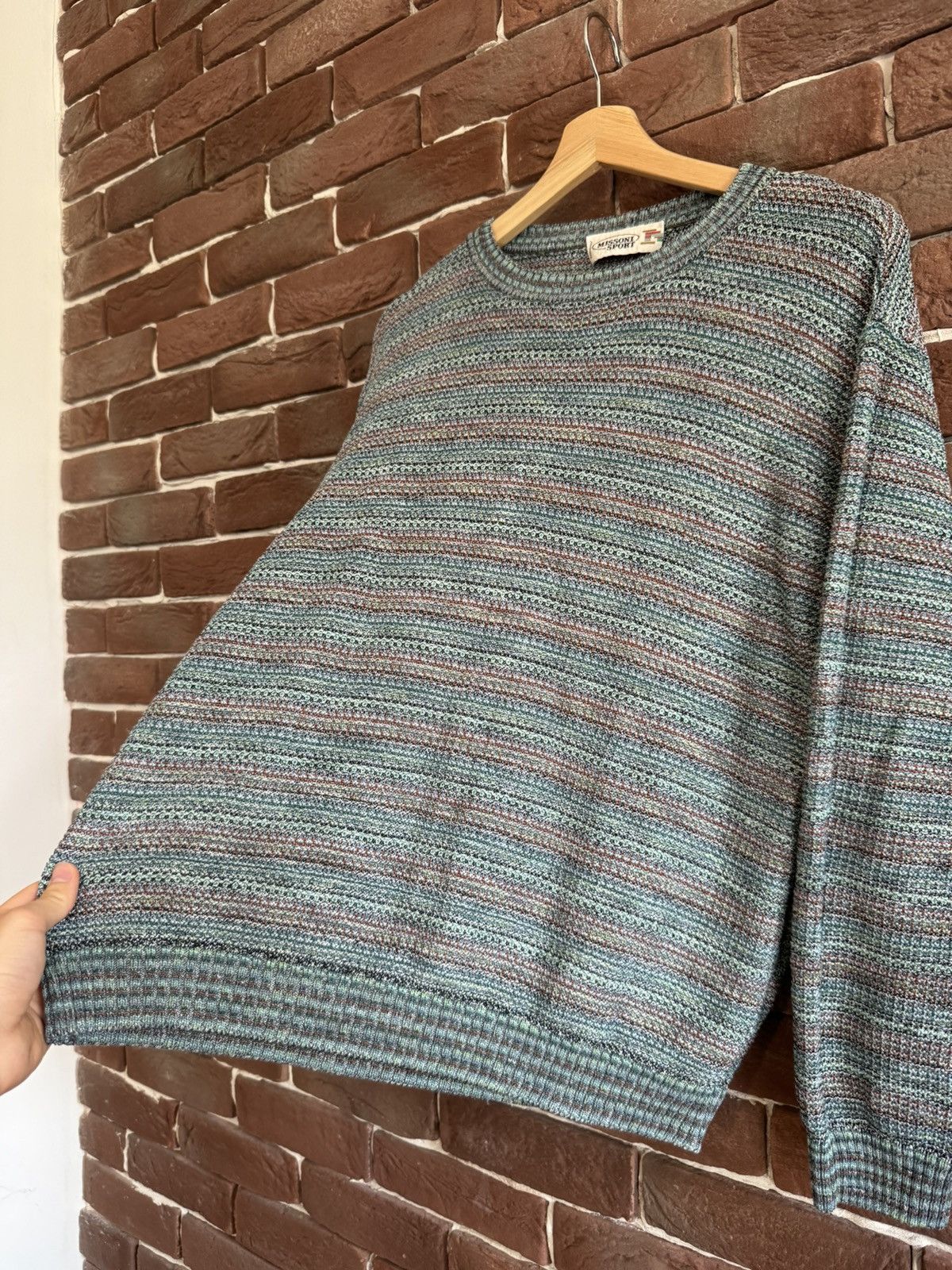 Missoni Missoni Rare Sweater Knitted Viscose Multicolor Hi Quality Size US L / EU 52-54 / 3 - 6 Thumbnail