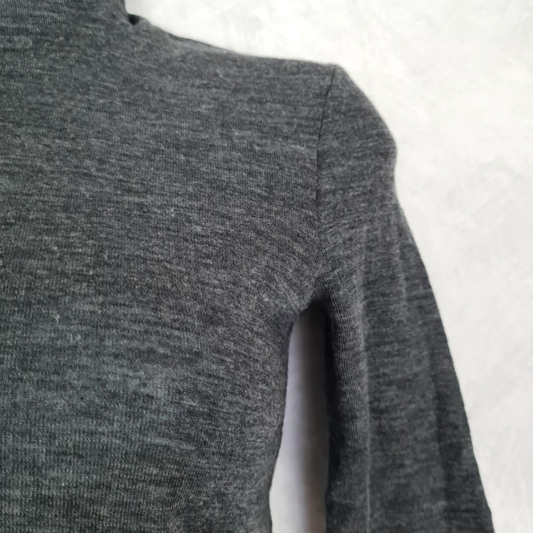 Vince Vince Sweater Womens XXS Gray Wool Turtleneck Short Sleeve Lightweight Pullover Size XXS / US 00 / IT 34 - 7 Thumbnail