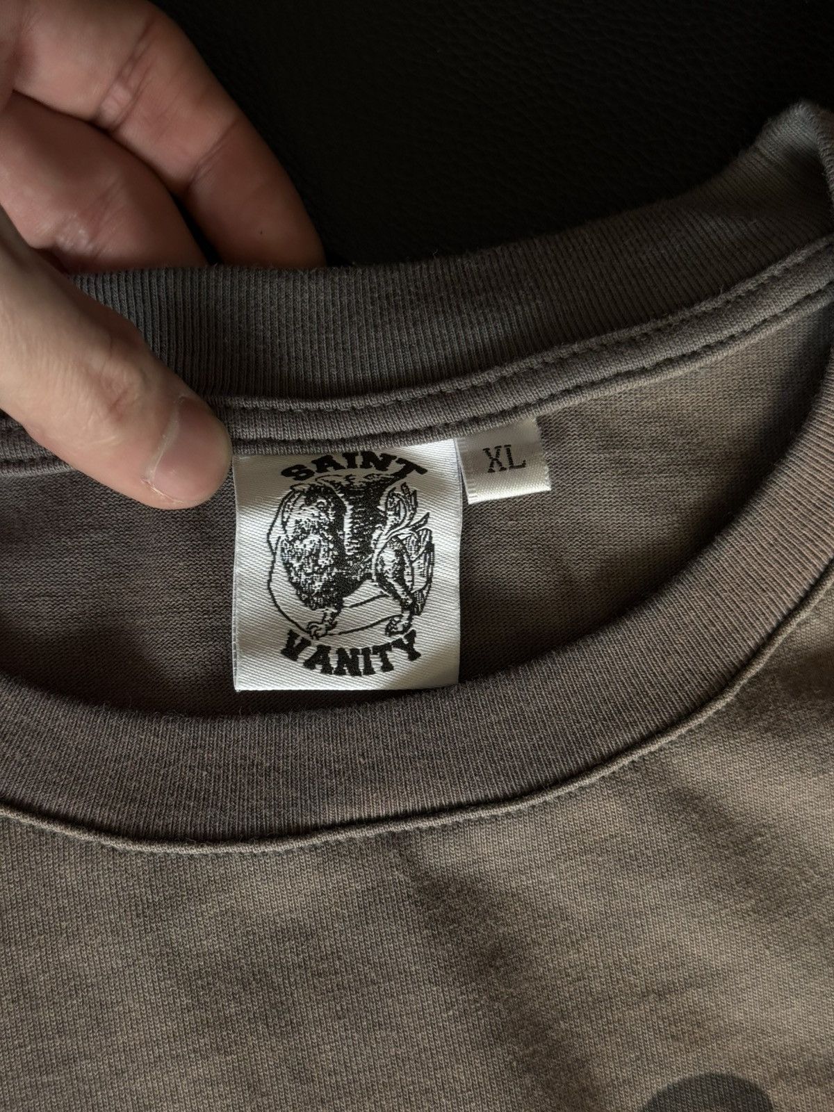 Saint Vanity Saint Vanity UNRELEASED Tee Shirt Logo Grey Size XL (NEW) Size US XL / EU 56 / 4 - 6 Thumbnail