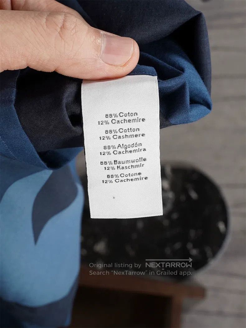 Hermes Hermes size 39 Cashmere and Sea Island Cotton Blended Shirt Size US XXS / EU 40 - 7 Thumbnail
