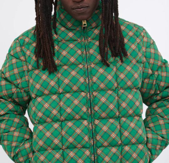ERL [NWT] [$1410] ERL Plaid Puffer Jacket L size Size US L / EU 52-54 / 3 - 4 Thumbnail