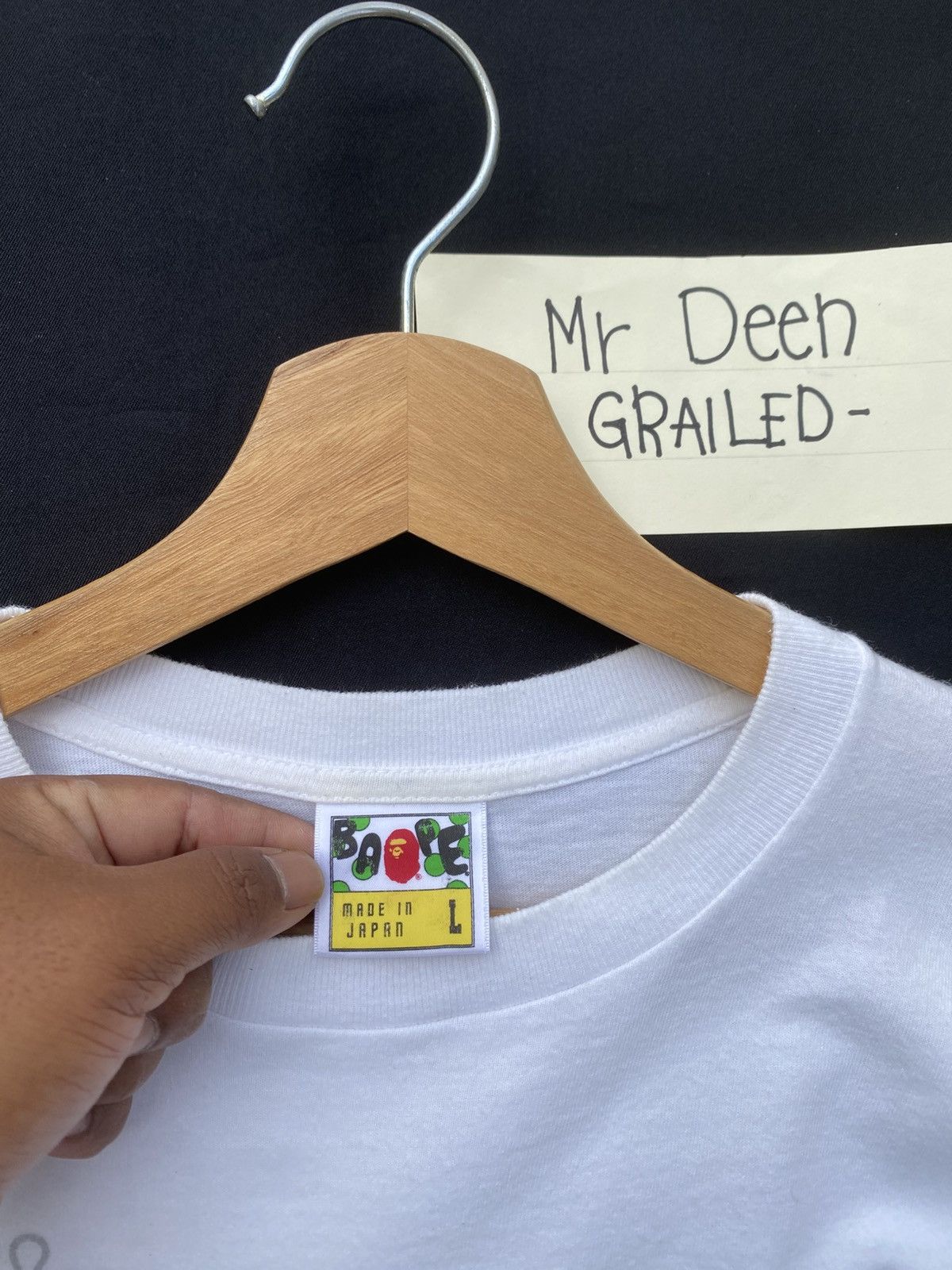 Bape Rare 06s Bathing Ape Baby Milo A to Z Tshirt Size US L / EU 52-54 / 3 - 10 Thumbnail