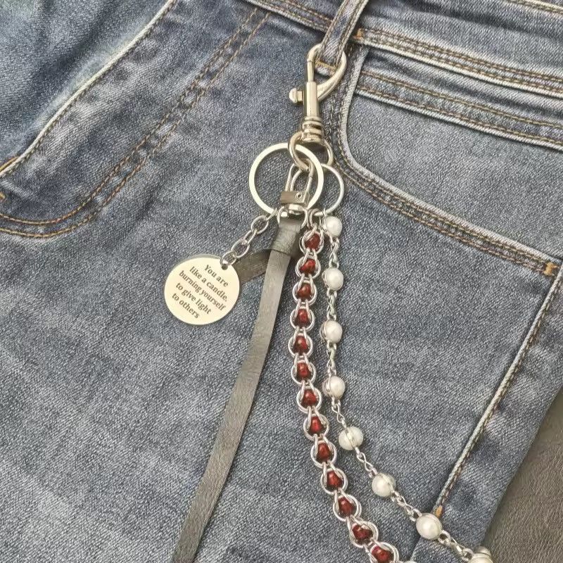 Japanese Brand Michiko x Aoki 2 Layer Natural Echo Pearled Wallet Chain Size ONE SIZE - 2 Thumbnail