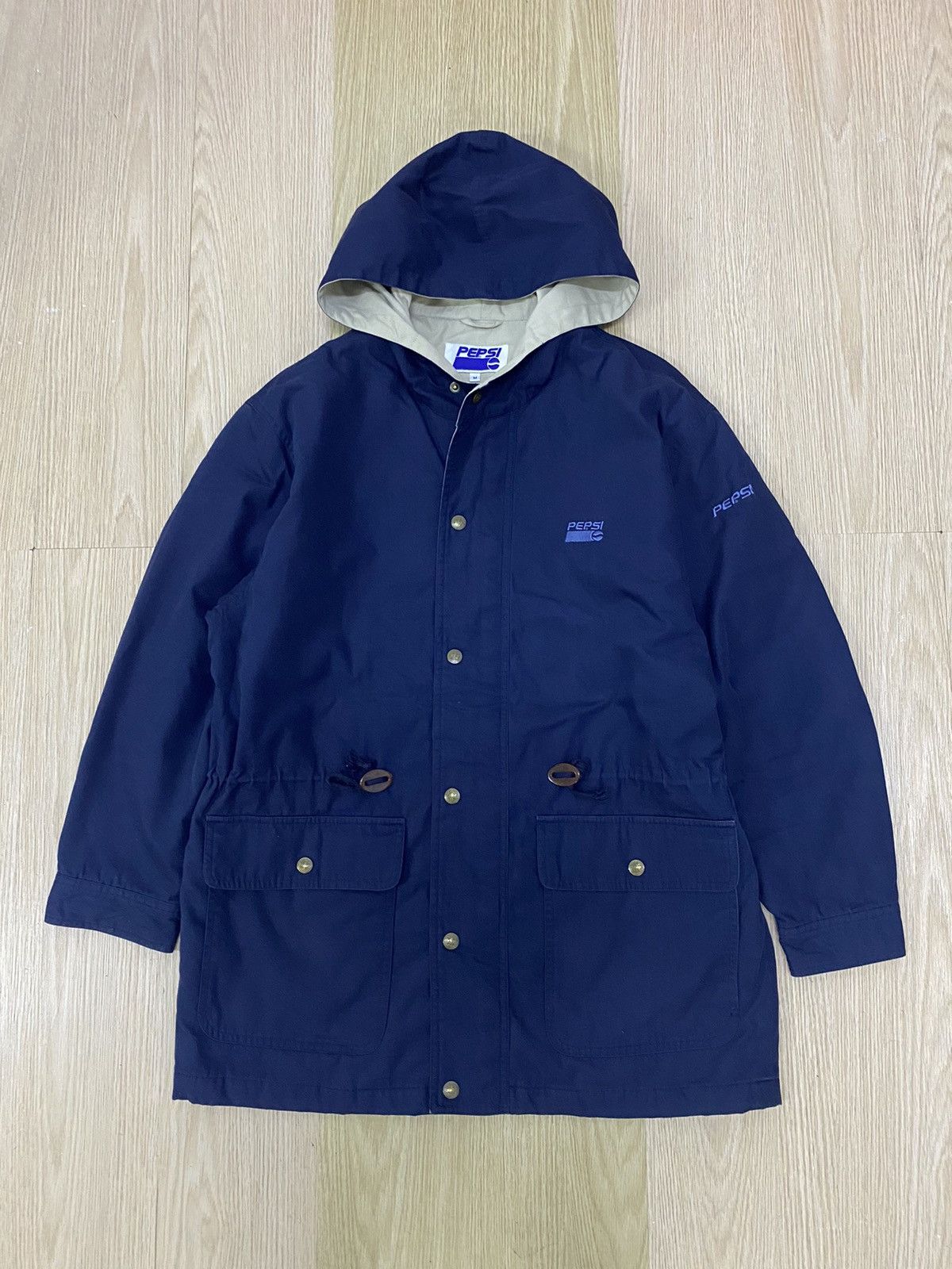 image of Vintsge Pepsi Jacket in Blue, Men's (Size Medium)