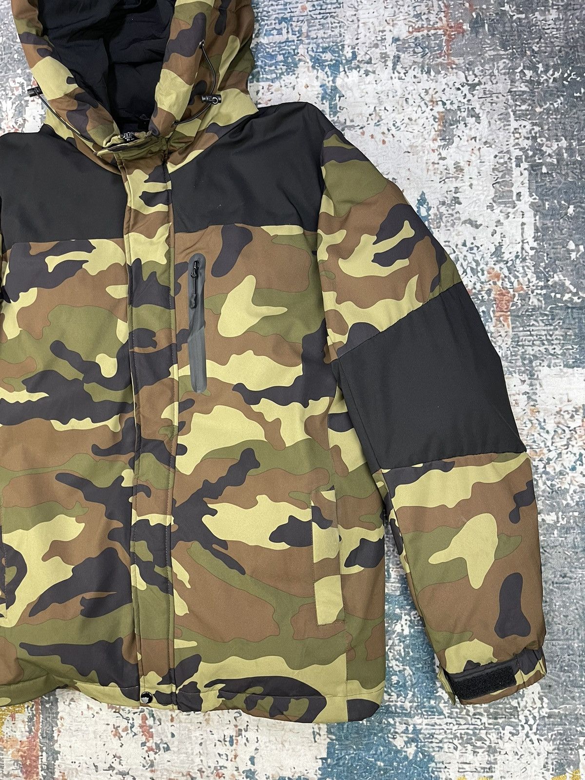 Japanese Brand Hype🔥Army Camouflage Puffer Hooded Jackets Size US L / EU 52-54 / 3 - 4 Thumbnail