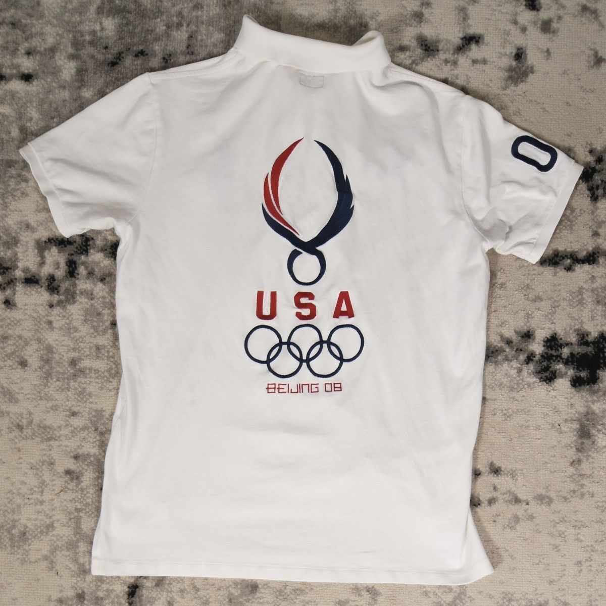 Polo Ralph Lauren Polo Ralph Lauren USA Bejing 2008 Olympics Polo Size US XL / EU 56 / 4 - 4 Thumbnail