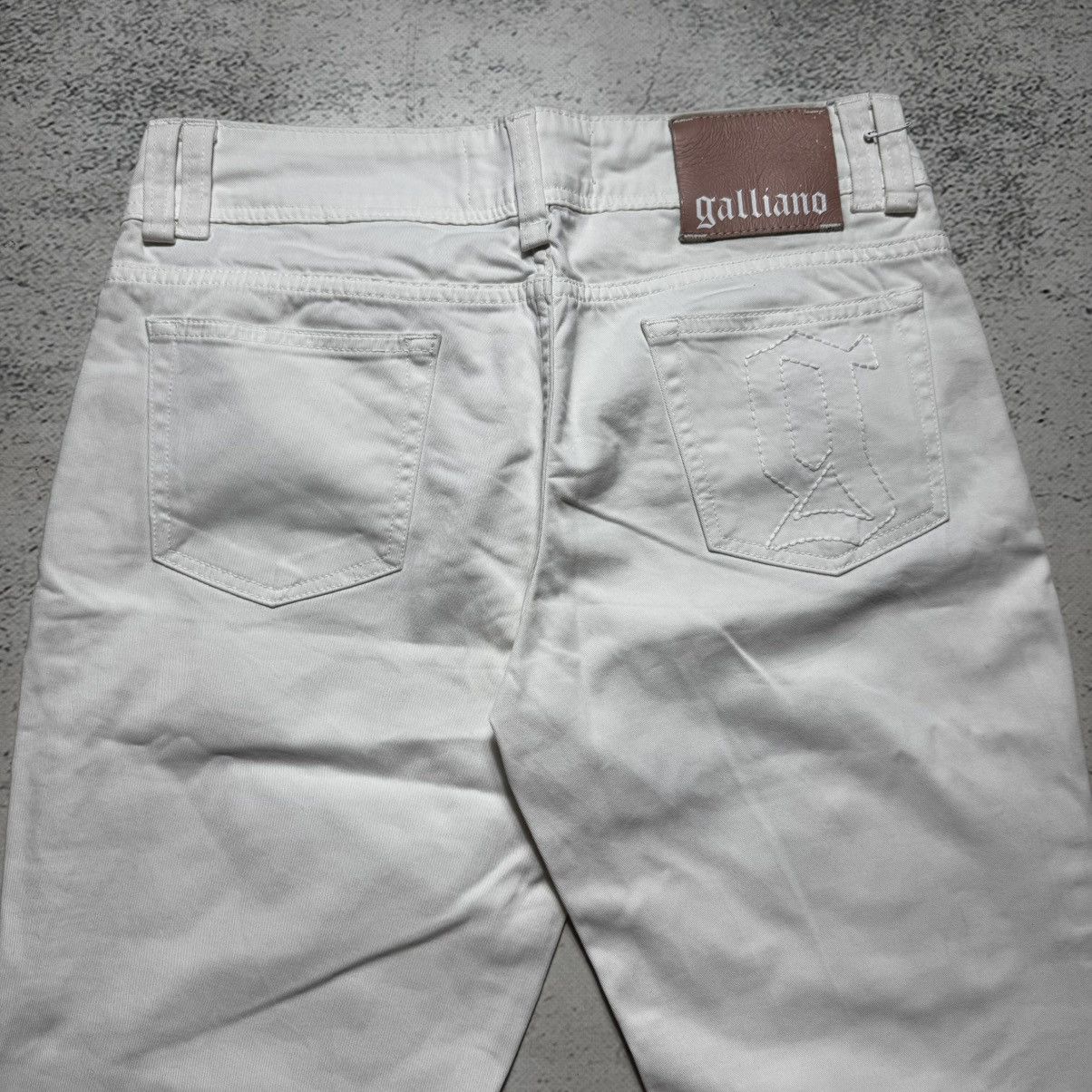 John Galliano vintage john galliano jeans with big logo womens pants Size 29" - 2 Thumbnail